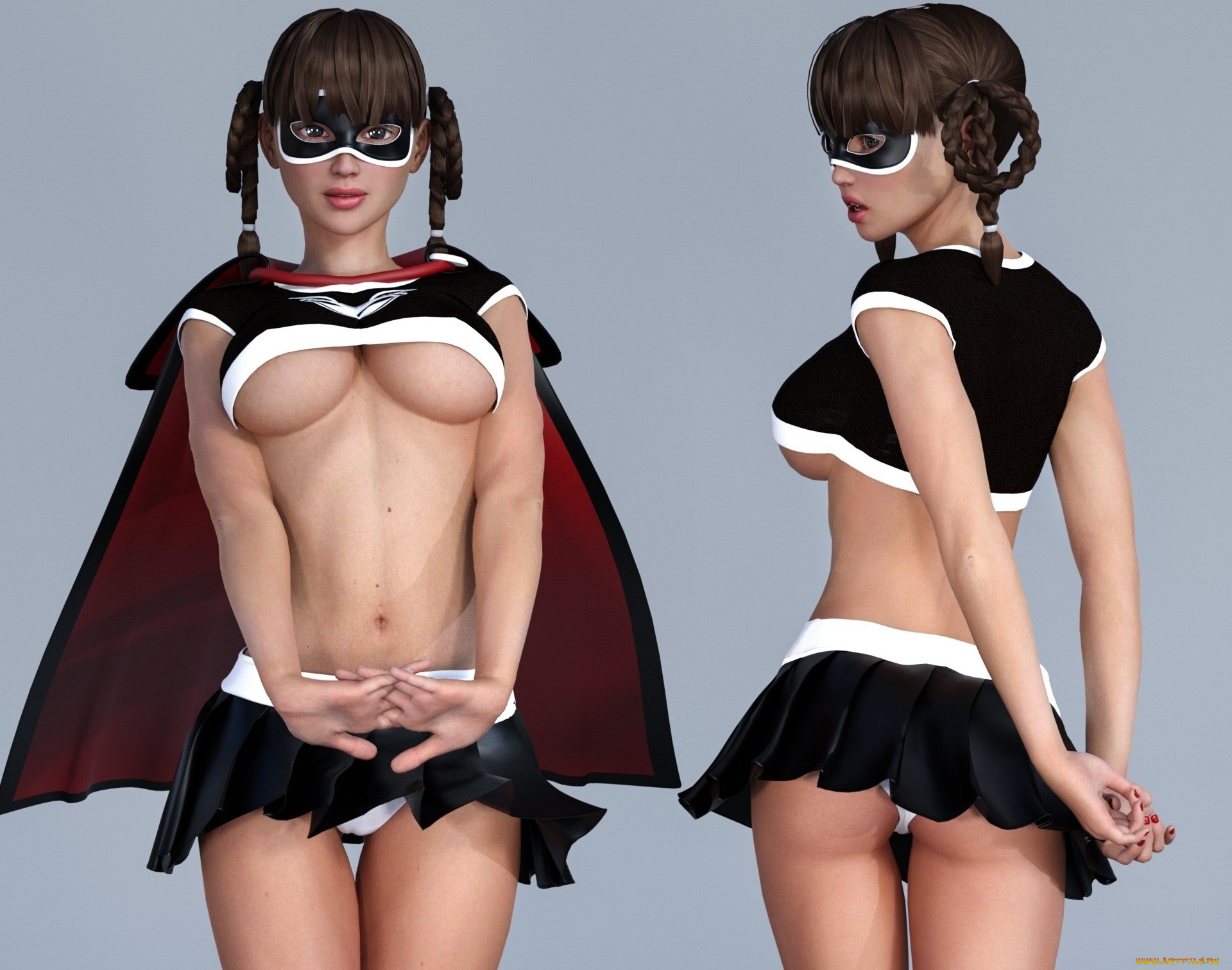 3д, графика, люди, , people, девушка, взгляд, фон