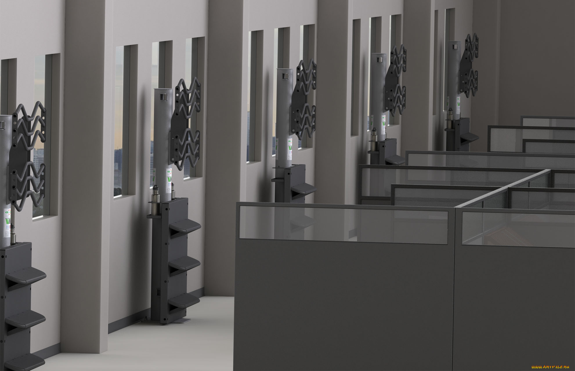 3д, графика, реализм, , realism, офис