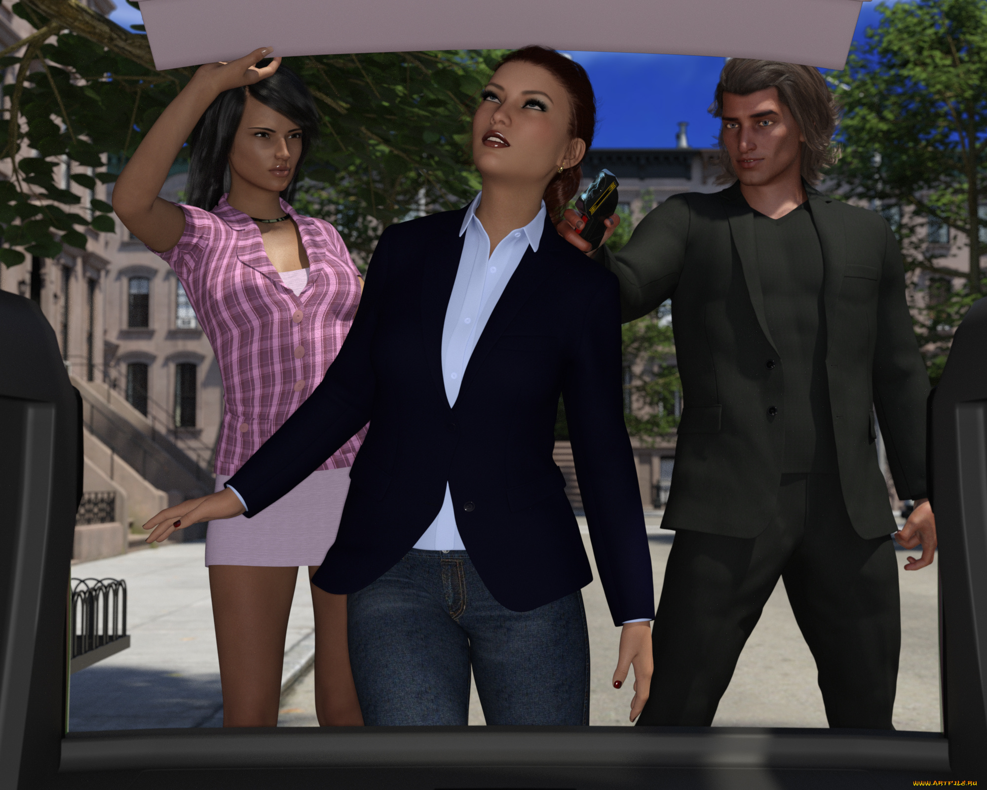 she, wolf, 3д, графика, фантазия, , fantasy, девушка, взгляд, фон