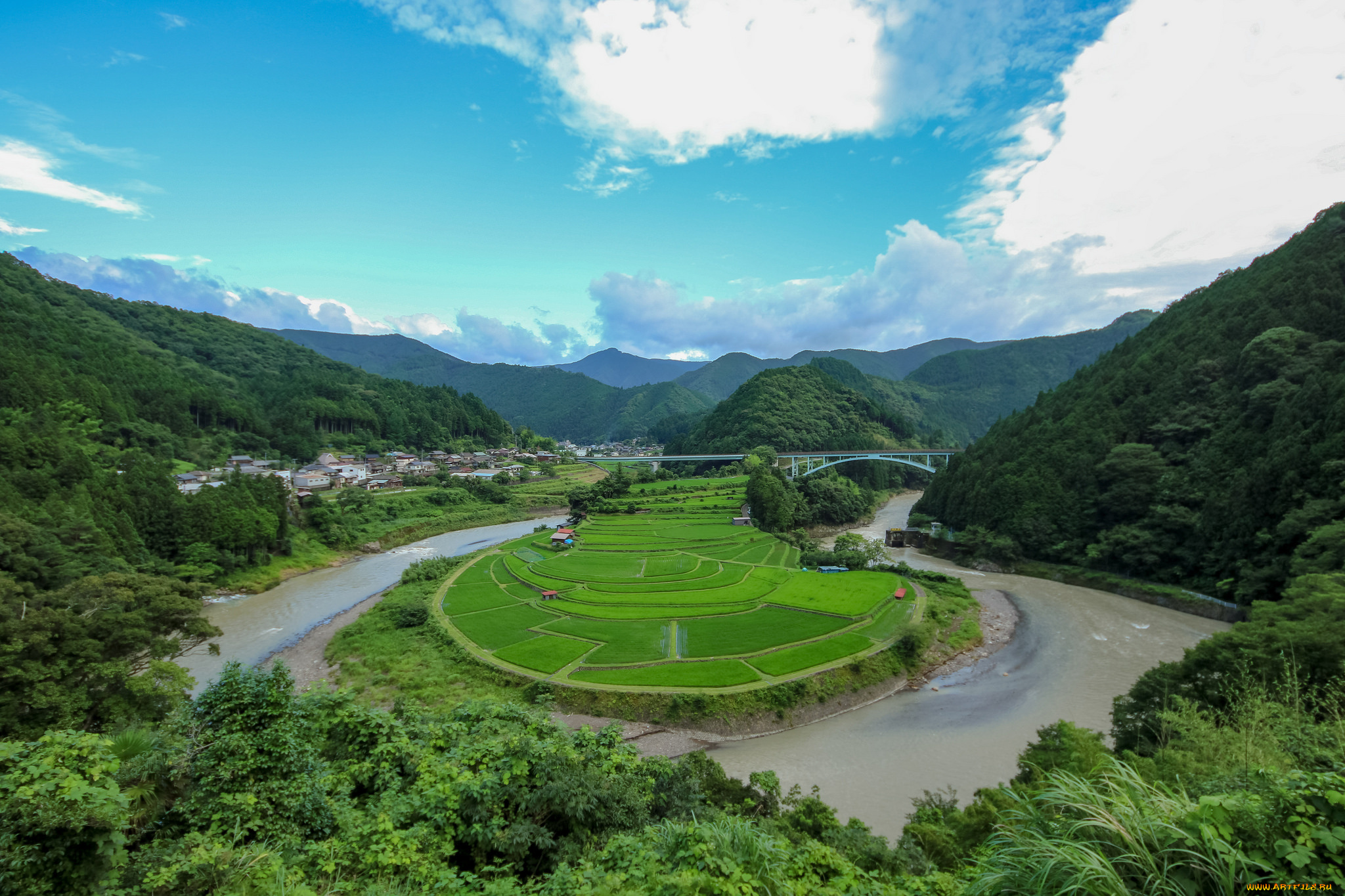 города, -, пейзажи, простор