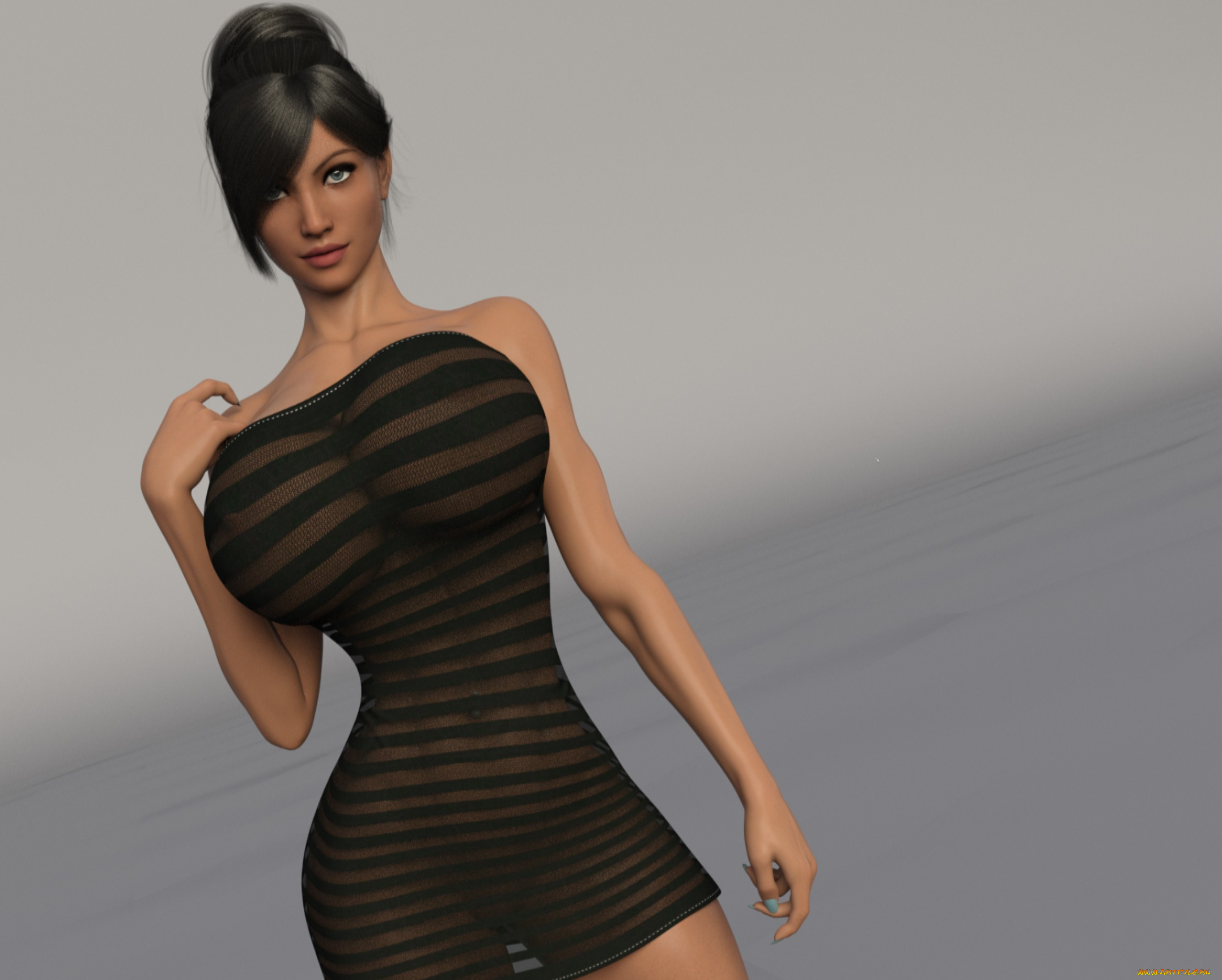 3д, графика, люди, , people, взгляд, фон, девушка