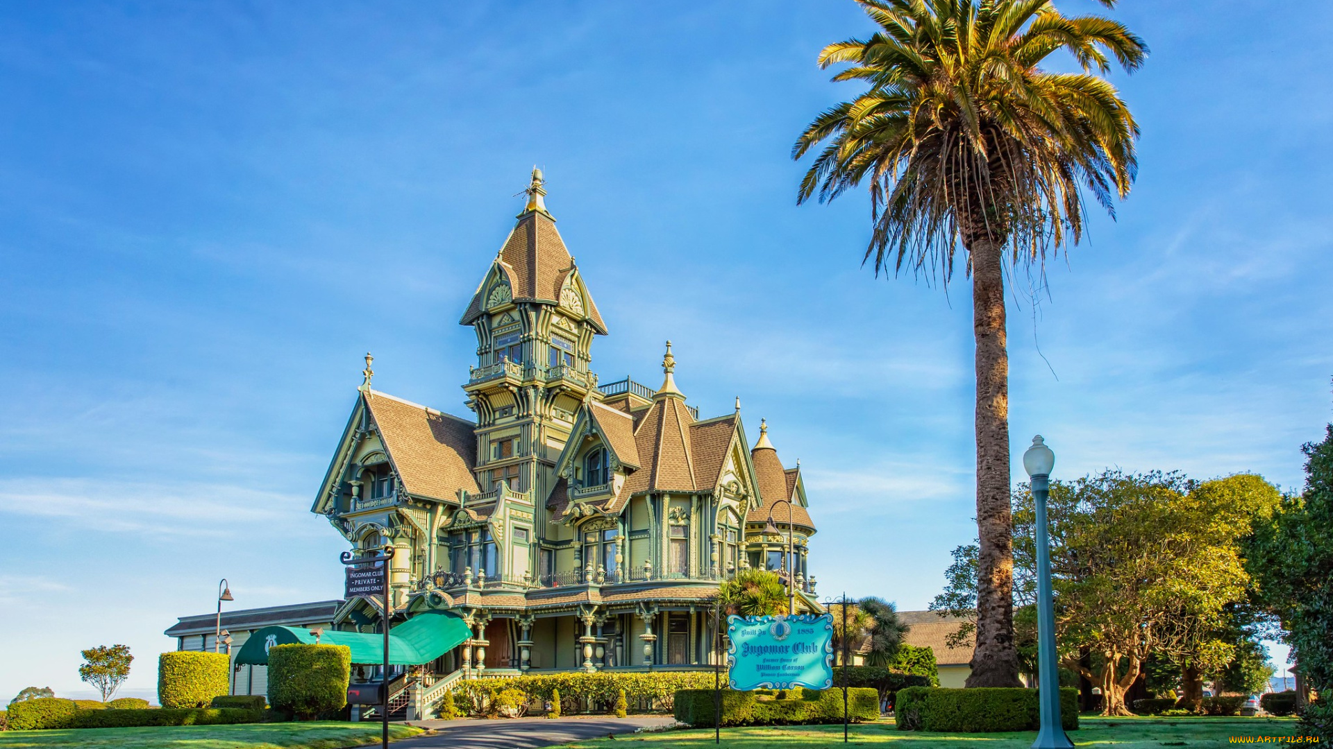 города, -, здания, , дома, простор