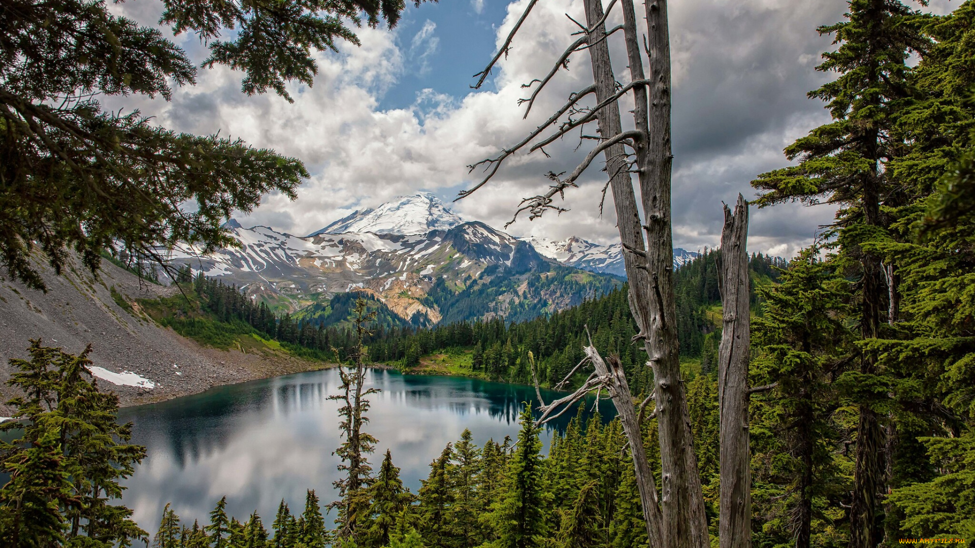 природа, горы, простор