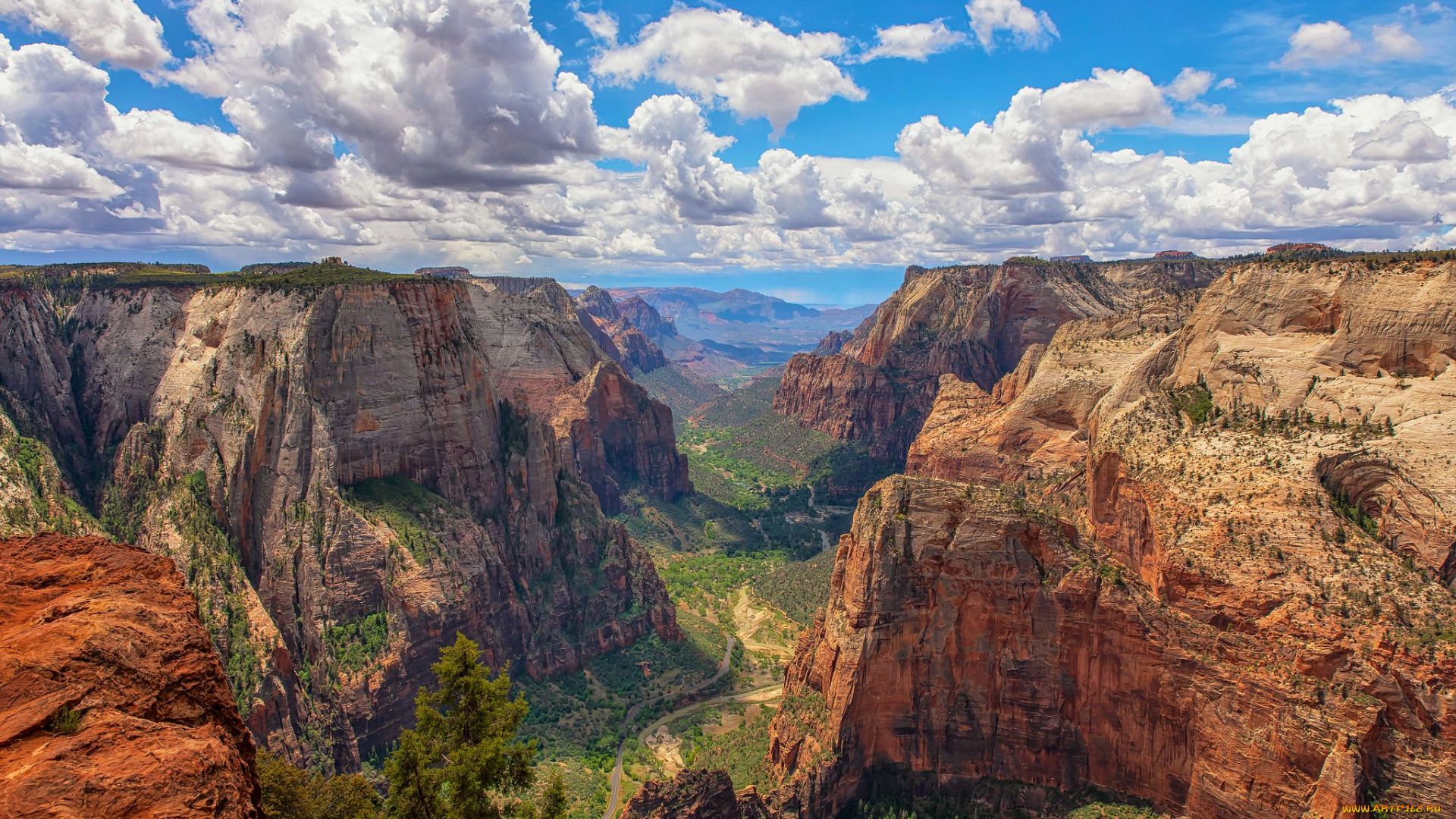 природа, горы, простор