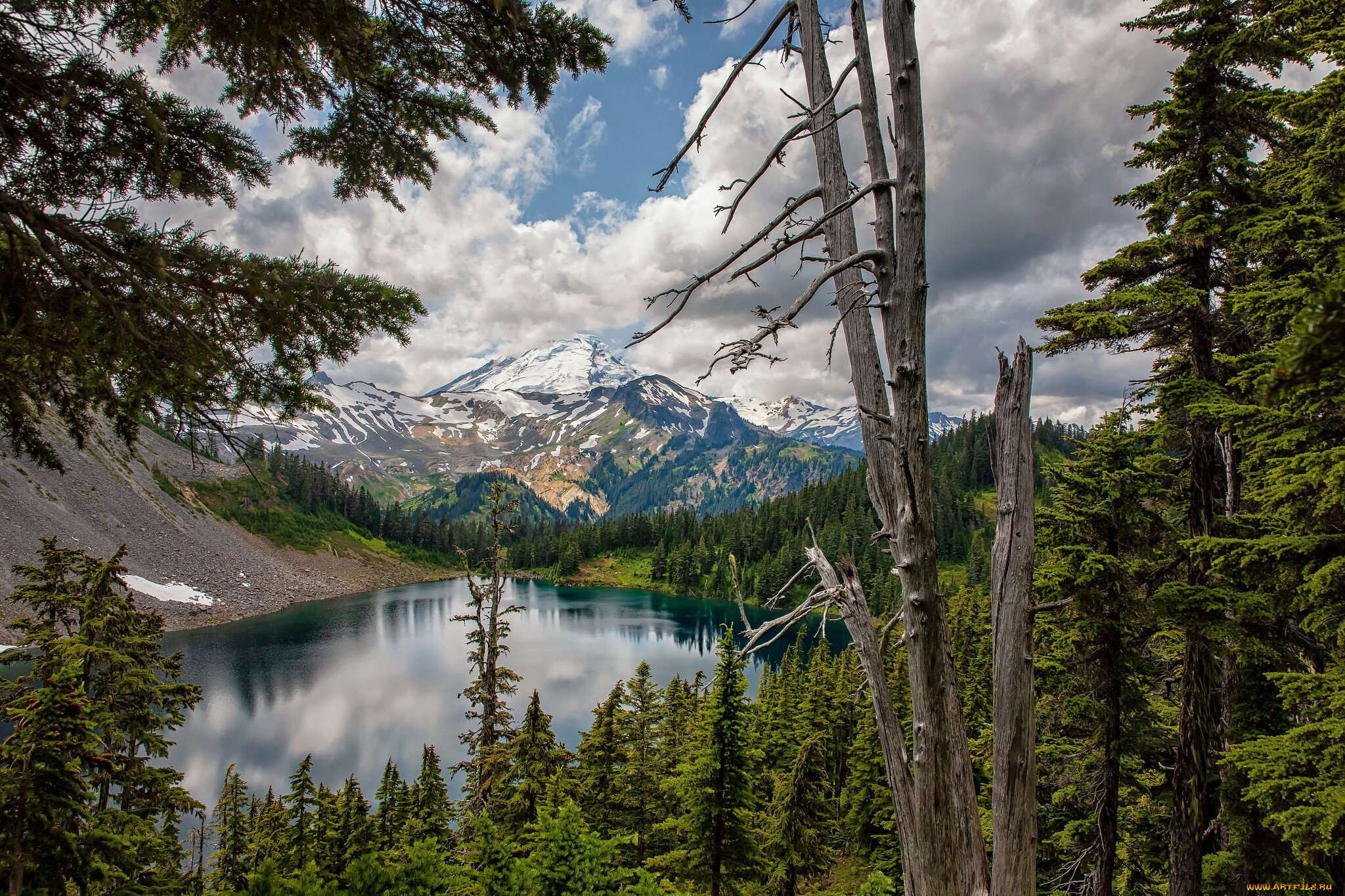 природа, горы, простор