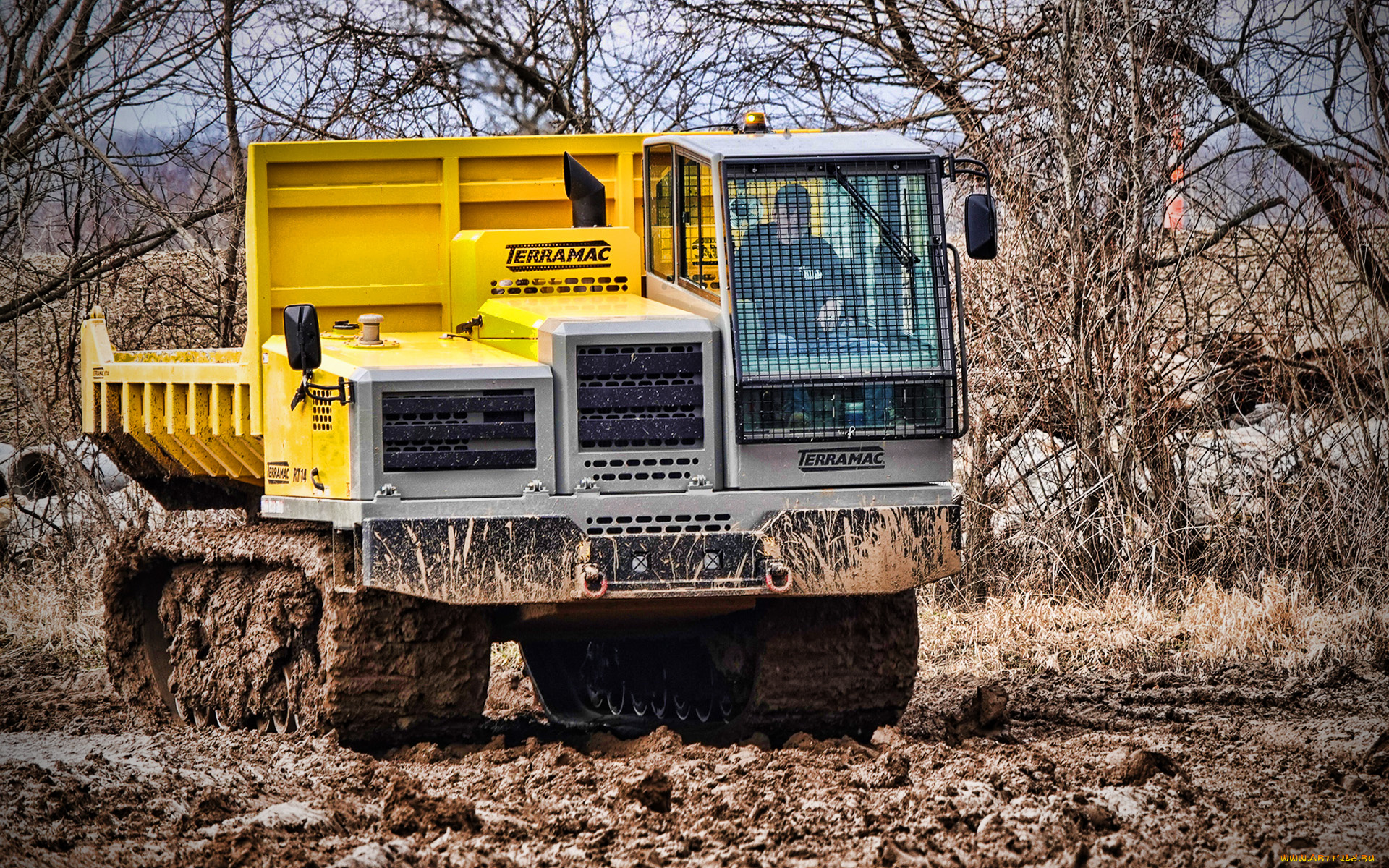 2020, terramac, rt14, техника, строительная, техника, terramac, rt14, hdr, строительная, 2020, спецтехника, гусеничный, транспорт