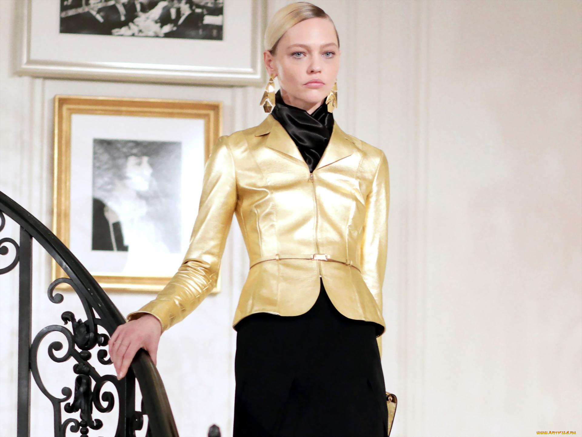 девушки, саша, пивоварова, модель, блондинка, жакет, лестница