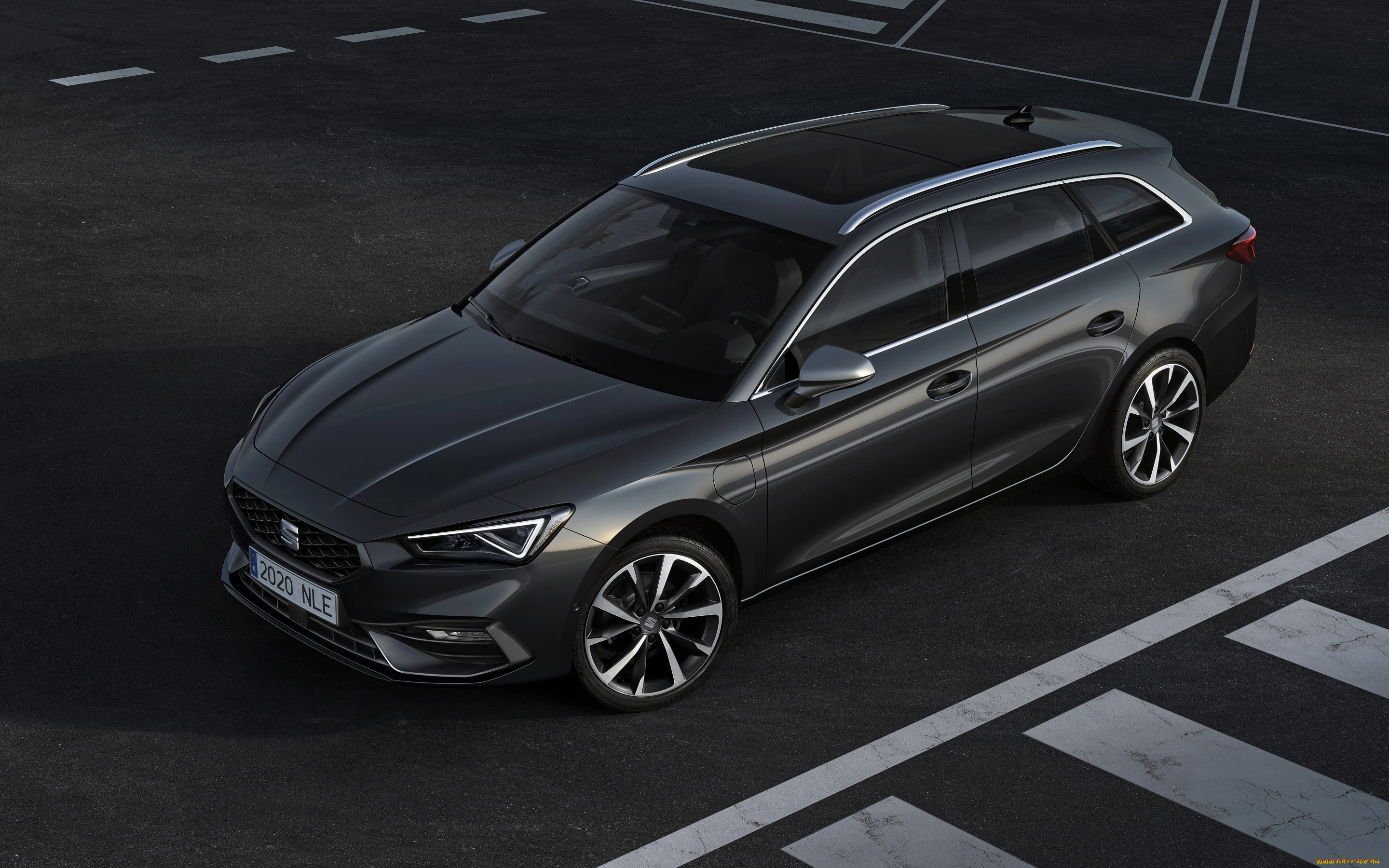 2020, seat, leon, st, автомобили, seat, leon, st, 2020, экстерьер, серый, универсал, новый, испанские