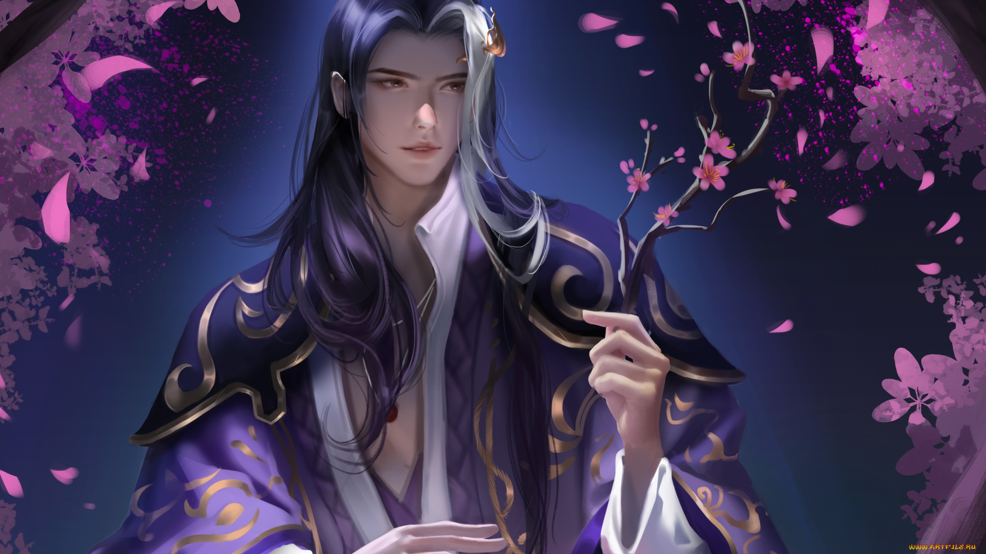 фэнтези, люди, парень