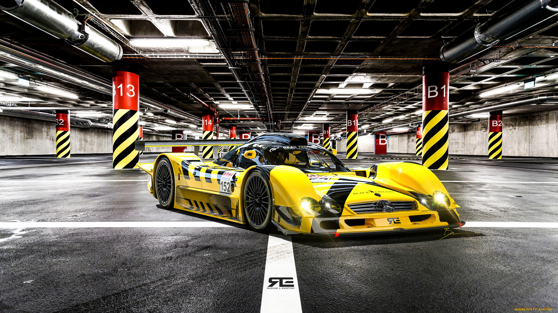 mercedes-benz, clk, gtr, автомобили, 3д, mercedes, benz, clk, gtr