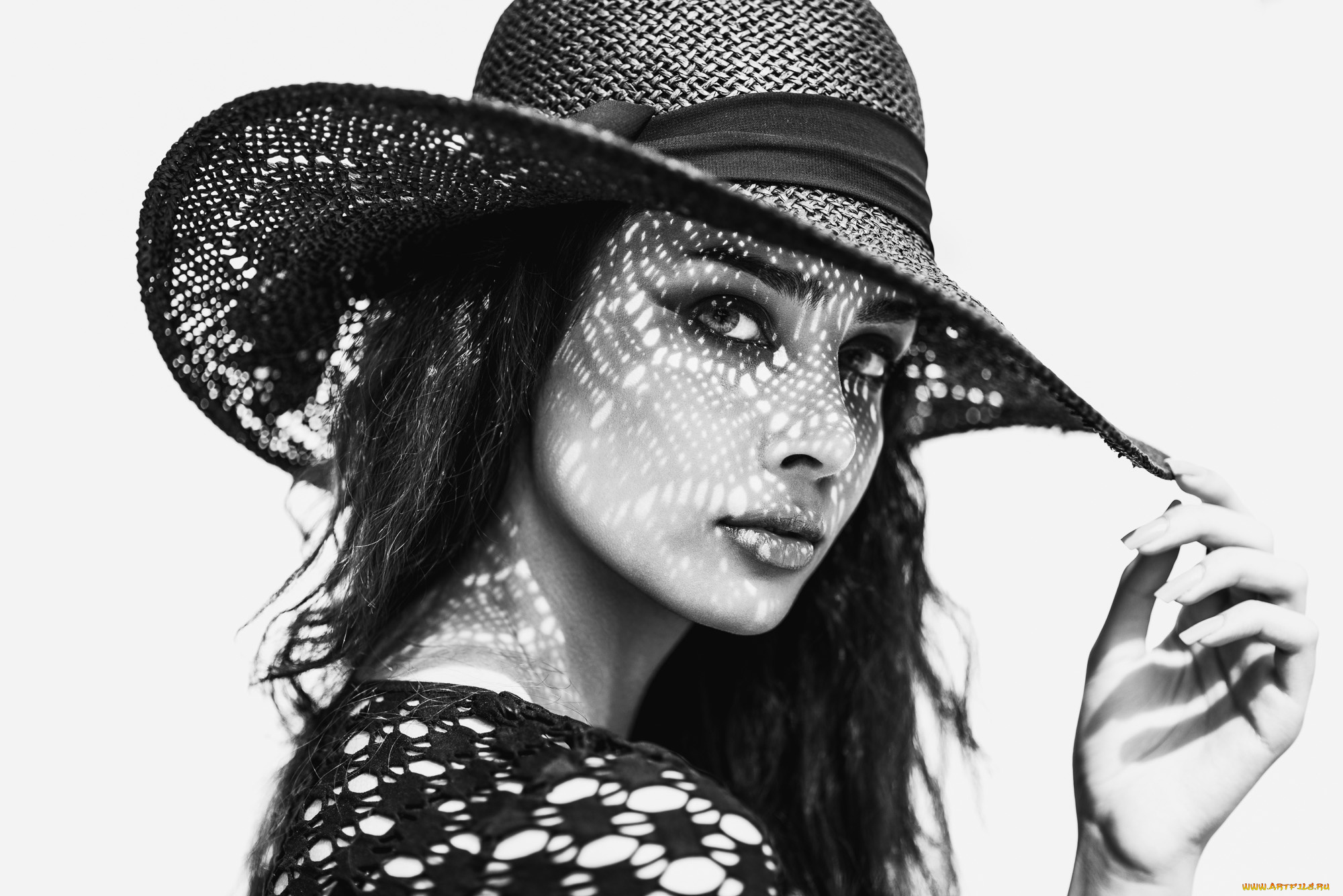 девушки, -, черно-белые, монохром