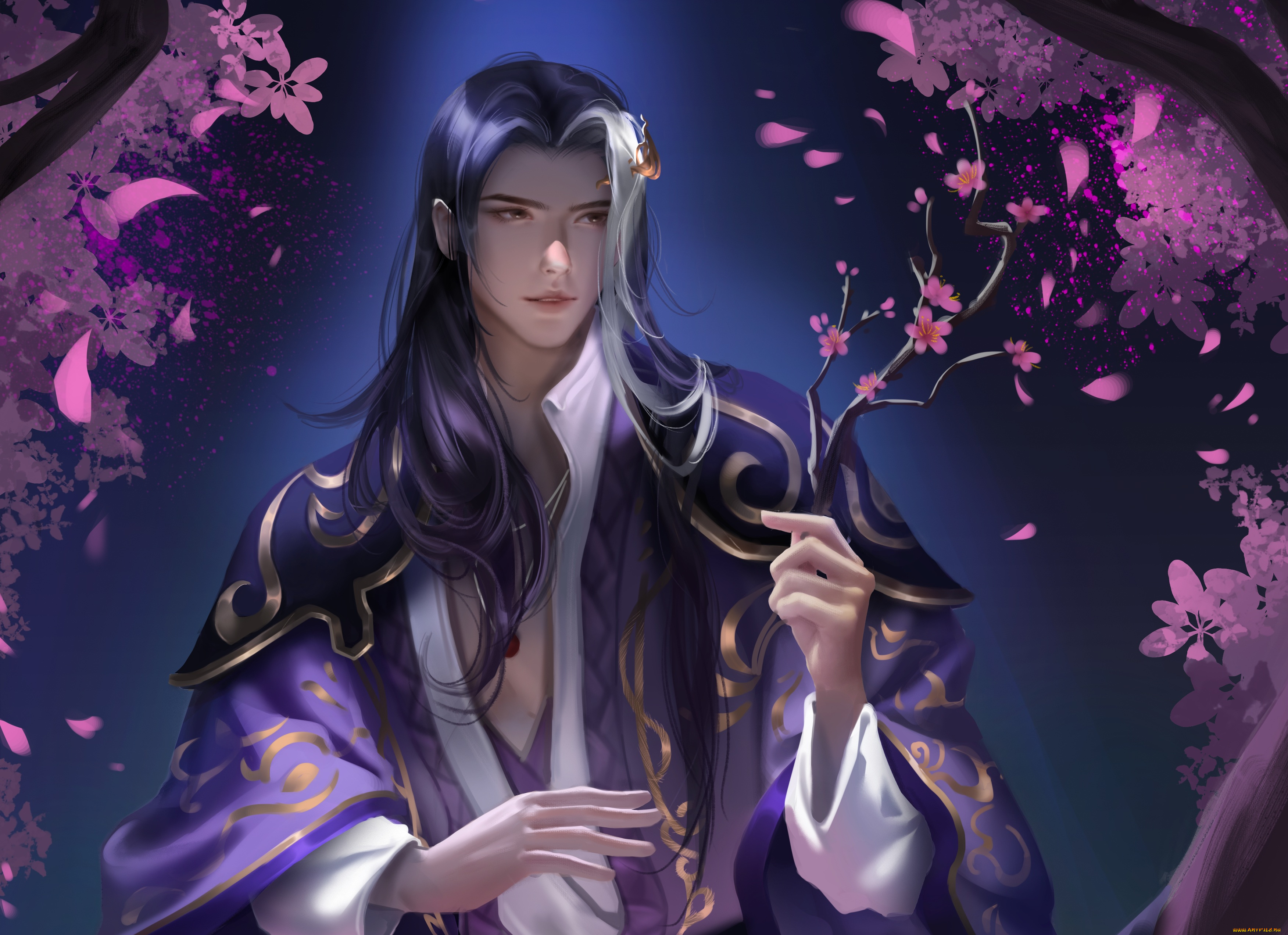 фэнтези, люди, парень