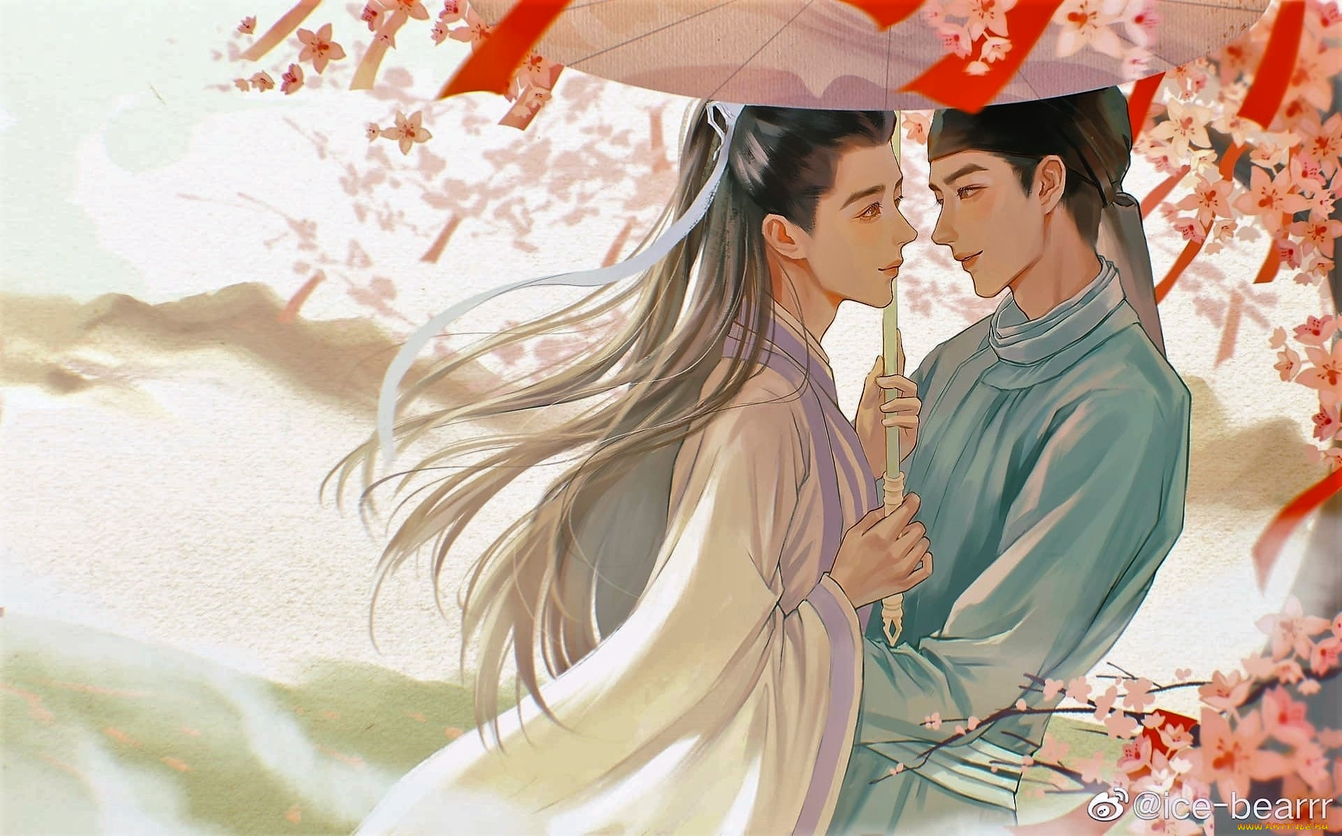 рисованное, кино, , мультфильмы, ши, ин, байли, хунъи, зонт