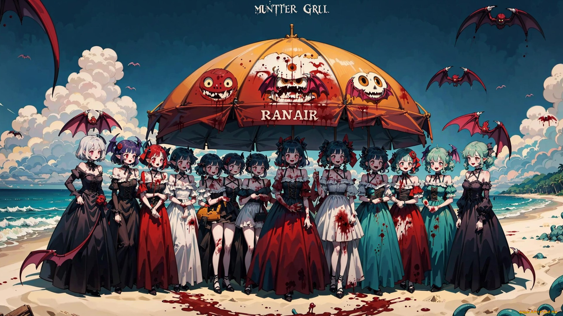 аниме, ангелы, , демоны, нейросети, графика, нейроарт, ai, art, нейронные, сети, рисунки, нейро, искусство