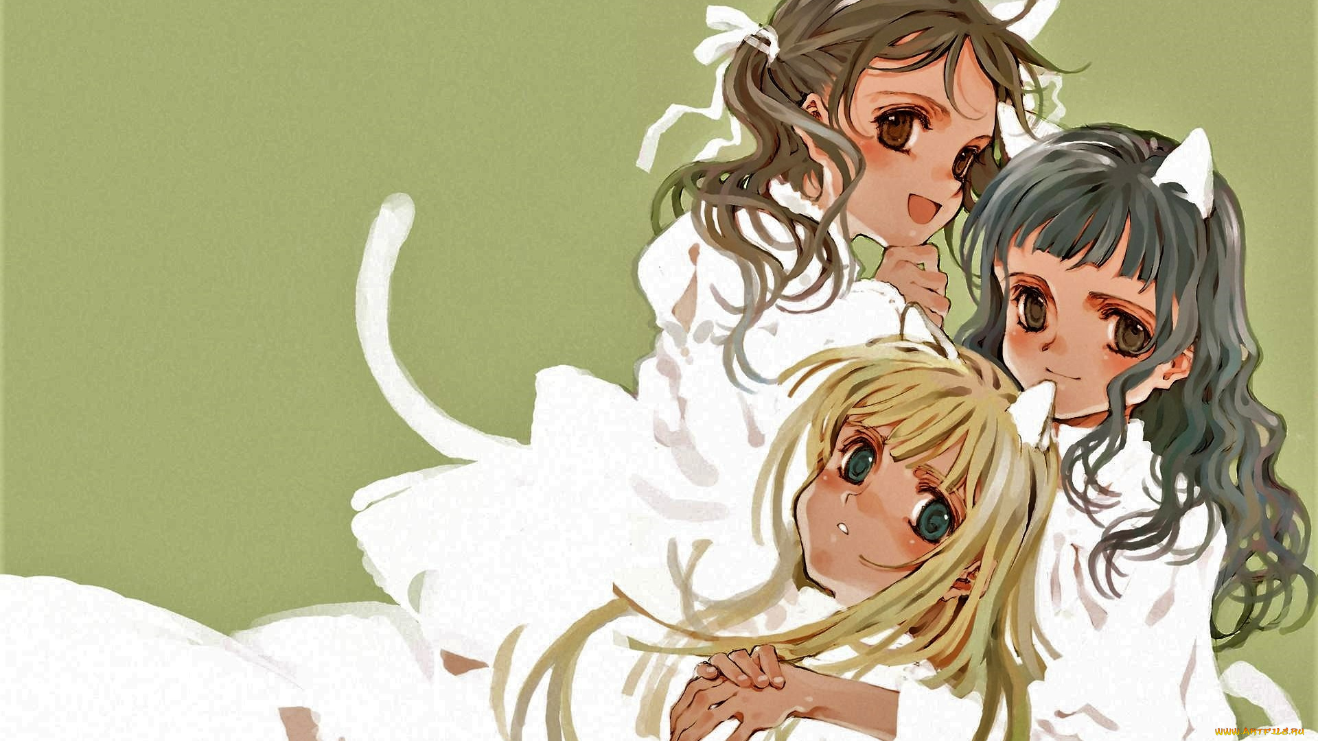 аниме, little, witch, academia, девочки, ушки