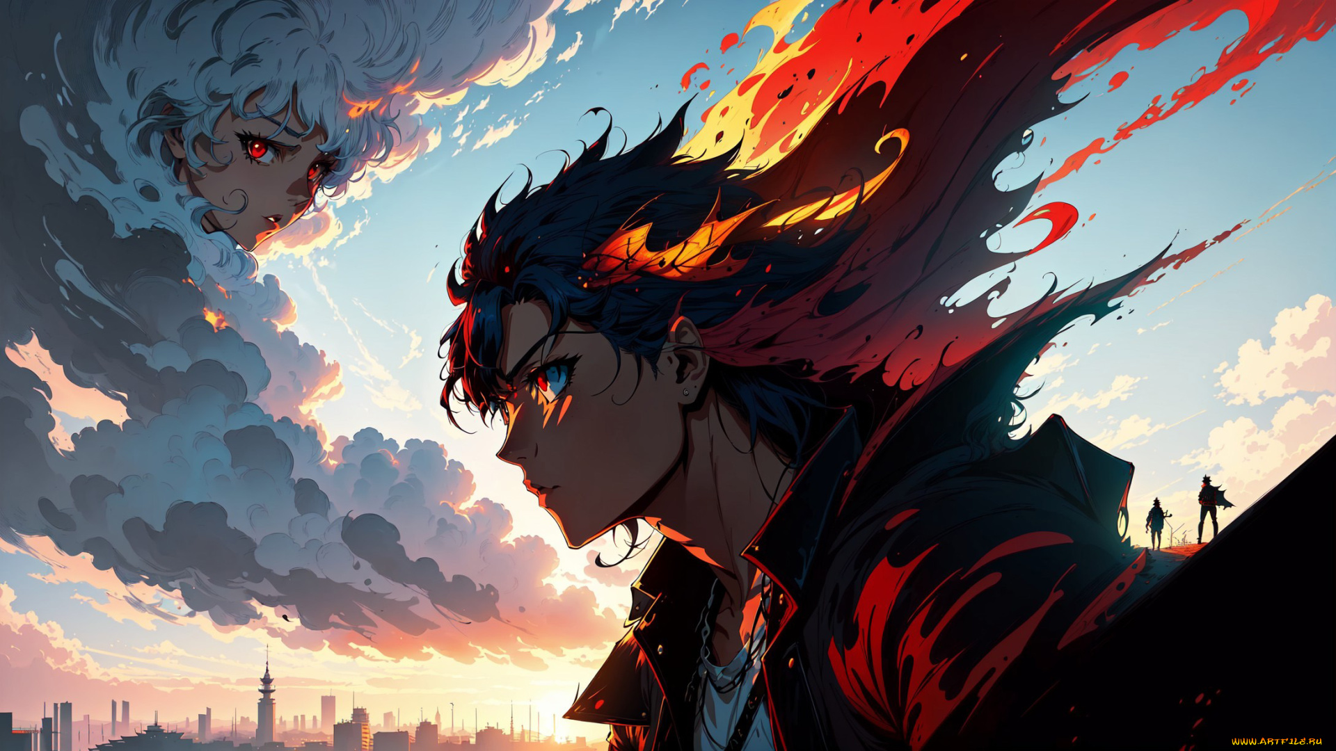 аниме, магия, , колдовство, , halloween, нейросети, графика, нейроарт, ai, art, нейронные, сети, рисунки, нейро, искусство