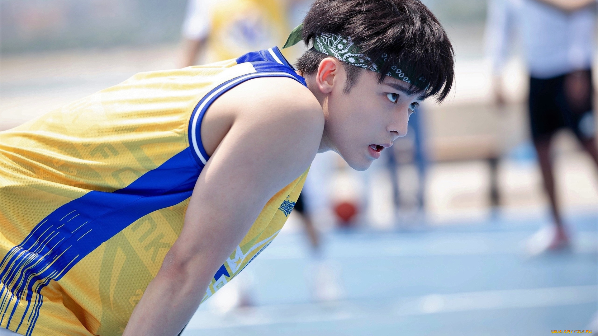 мужчины, hou, ming, hao, актер, игра, форма