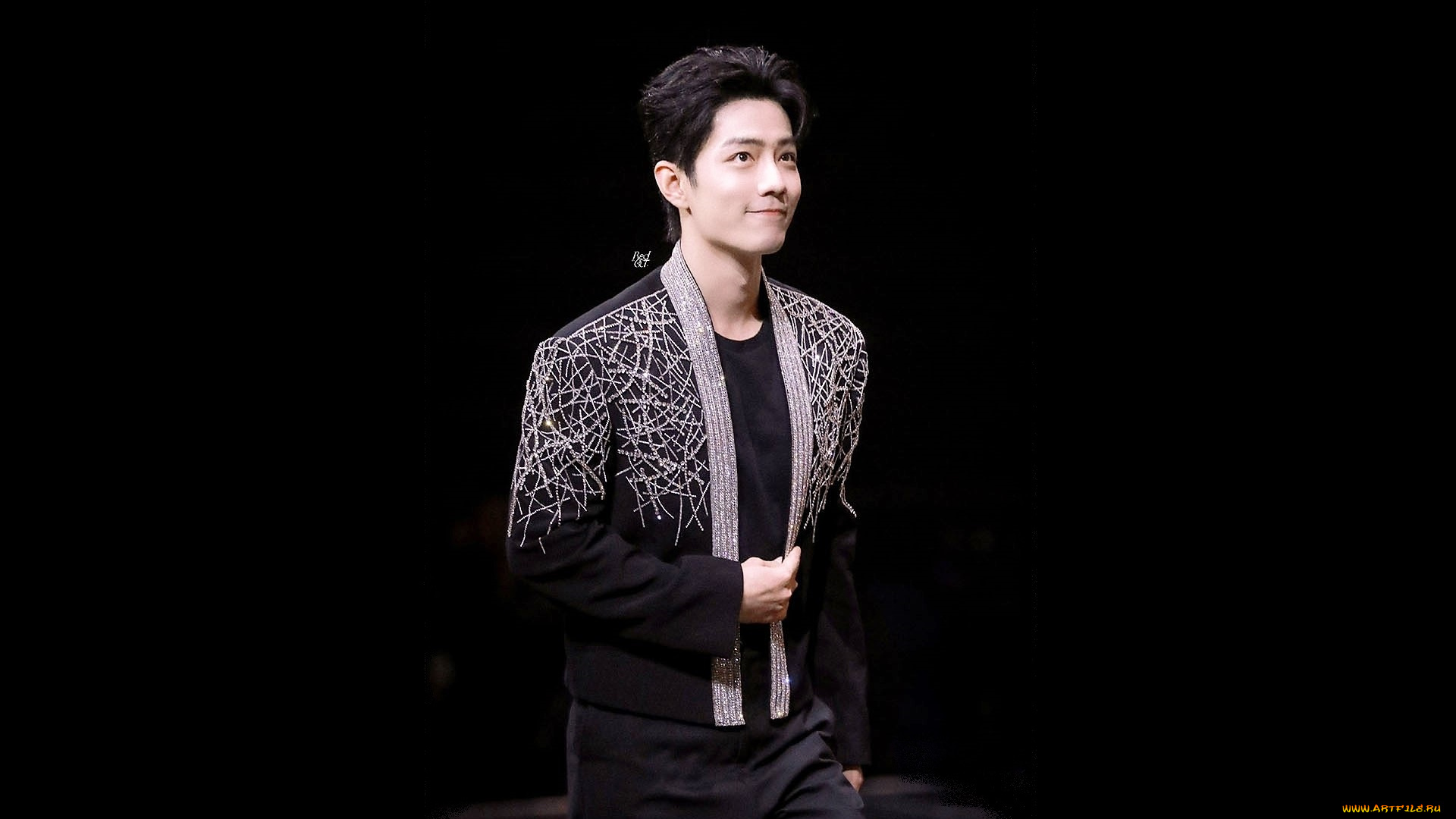 мужчины, xiao, zhan, актер, пиджак, сцена