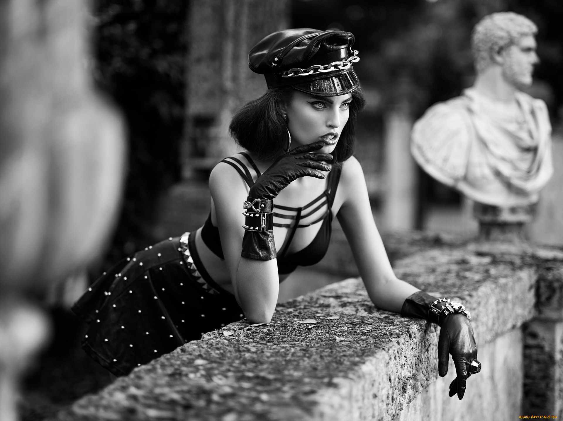 девушки, -, черно-белые, монохром, alize, barange