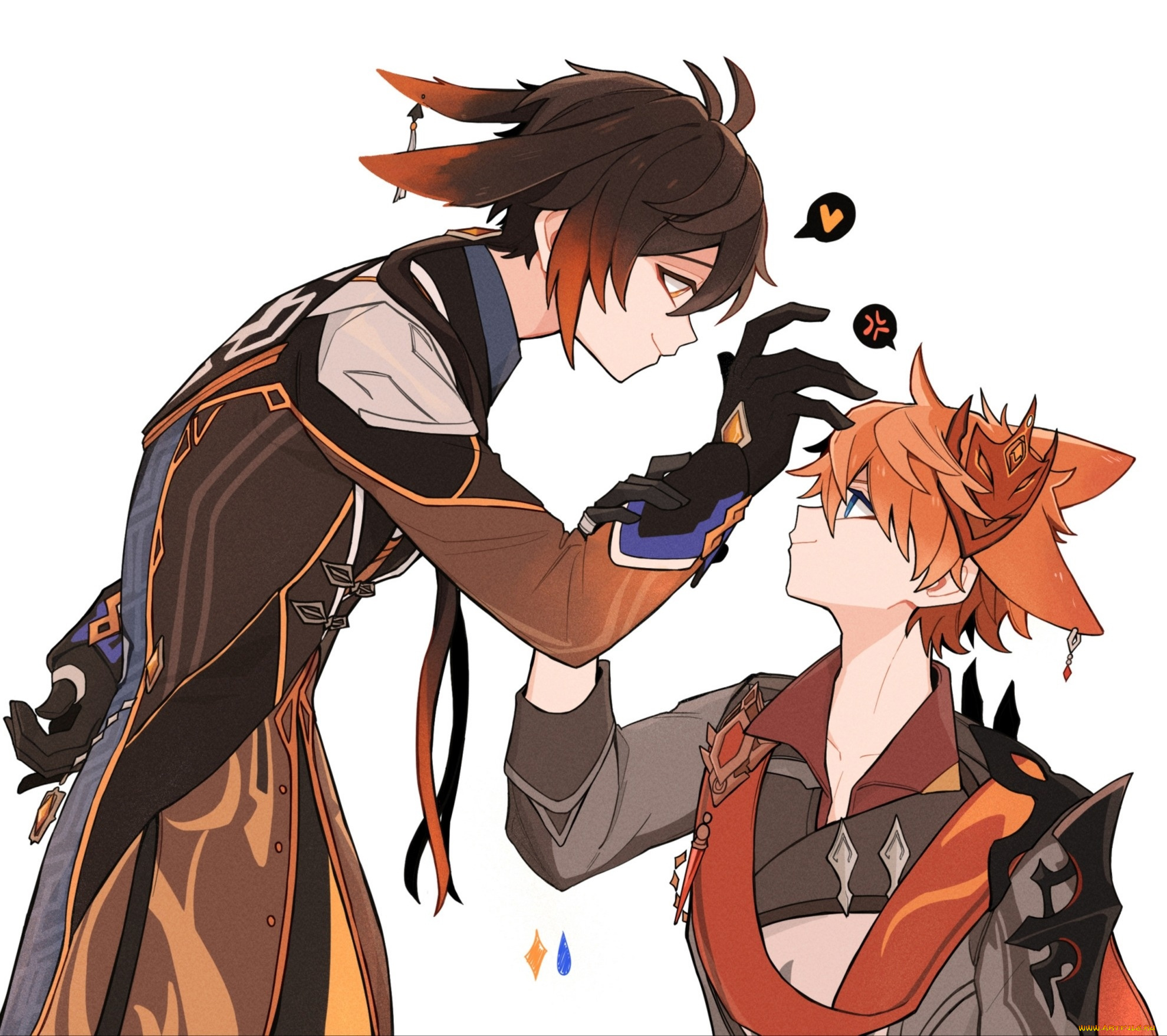 аниме, genshin, impact, персонажи, ушки