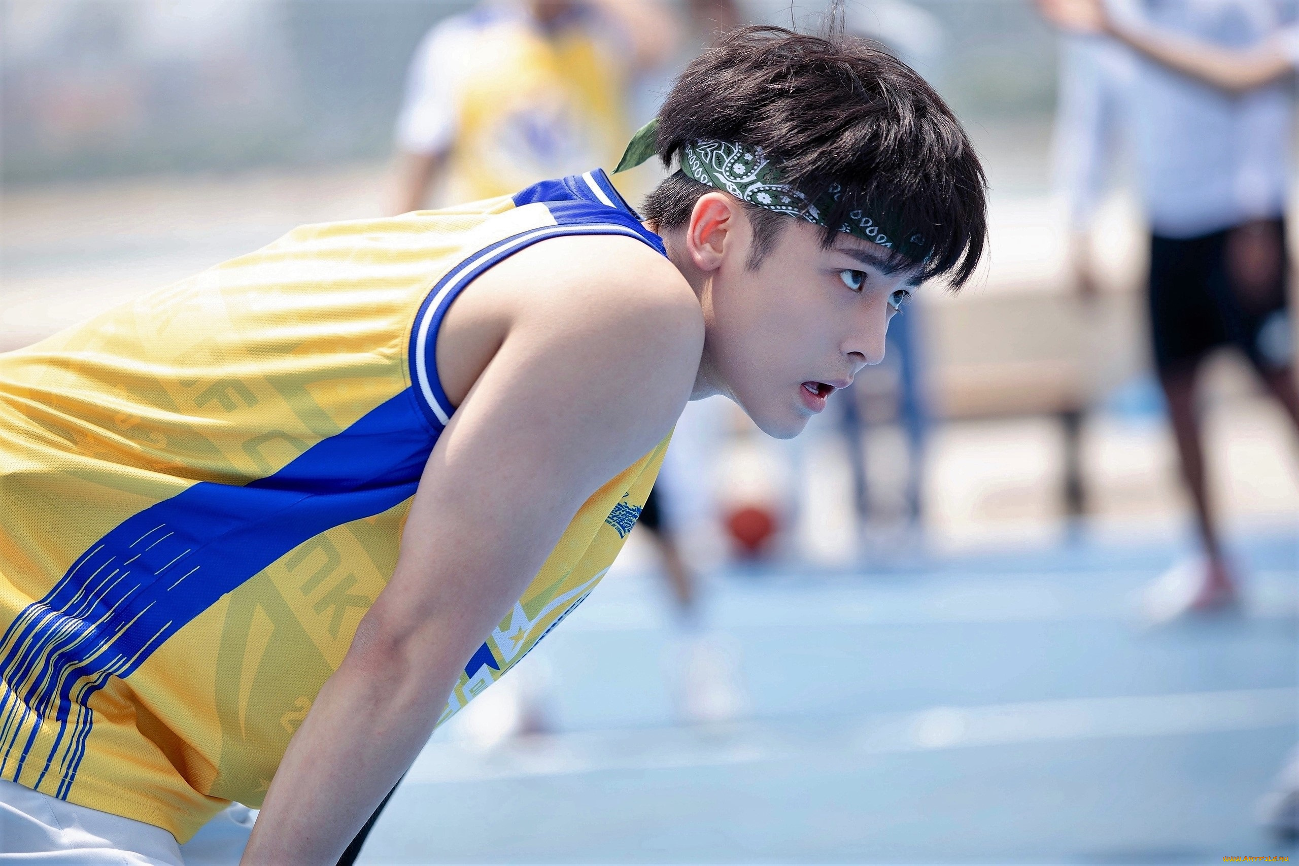 мужчины, hou, ming, hao, актер, игра, форма