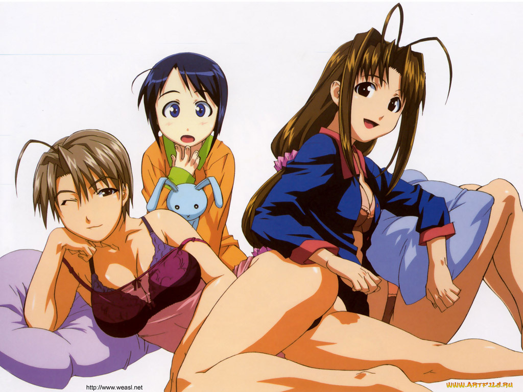 аниме, love, hina