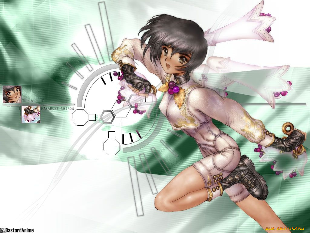 аниме, masamune, shirow, artbook