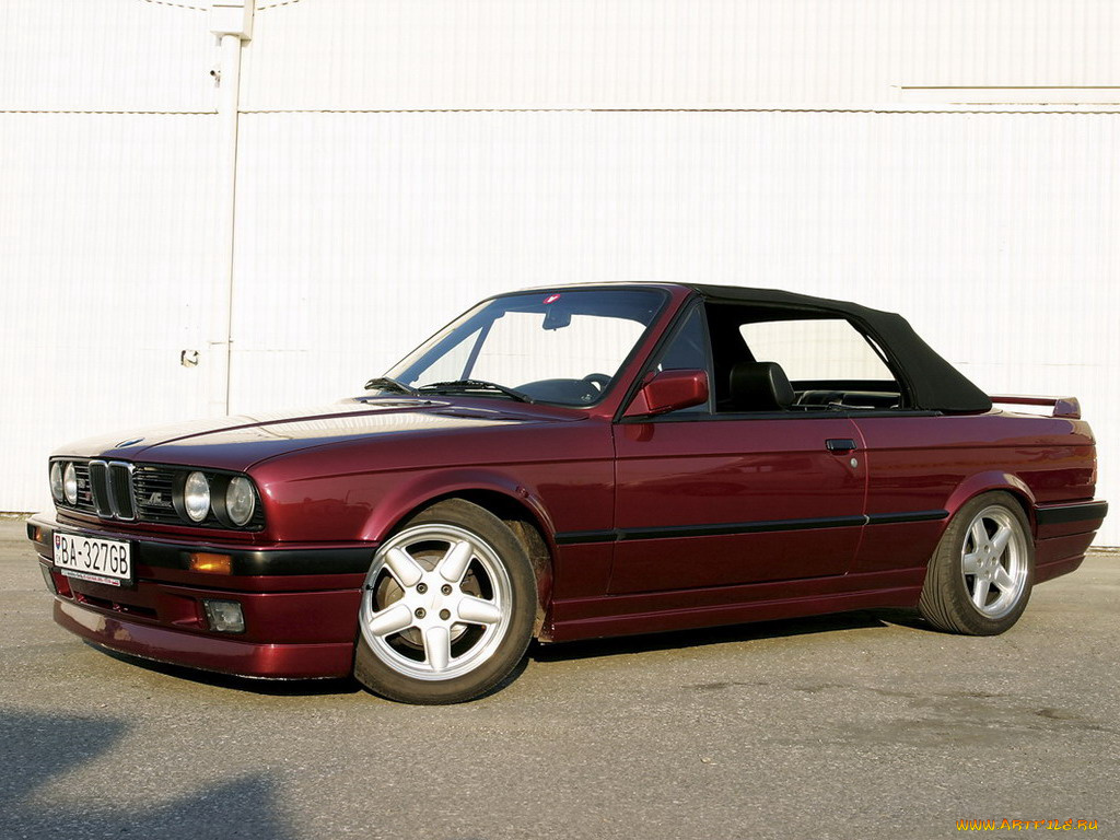 bmw, series, e30, cabrio, автомобили