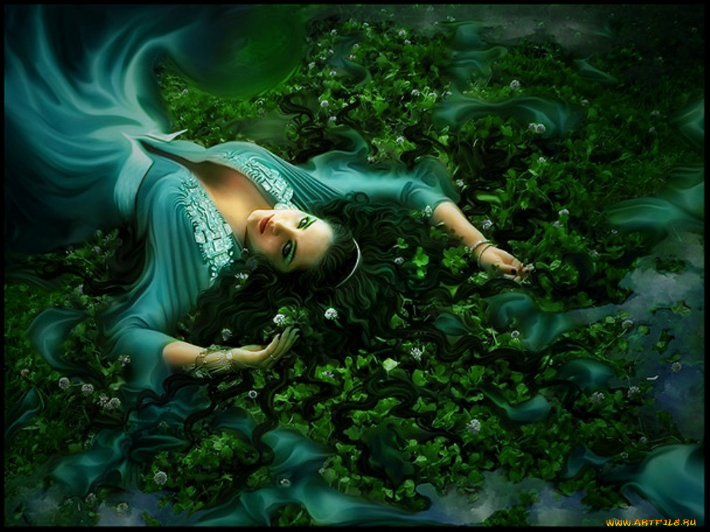 наяда, фэнтези, девушки