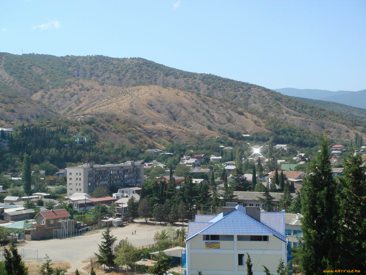 крым, рыбачье, города, пейзажи