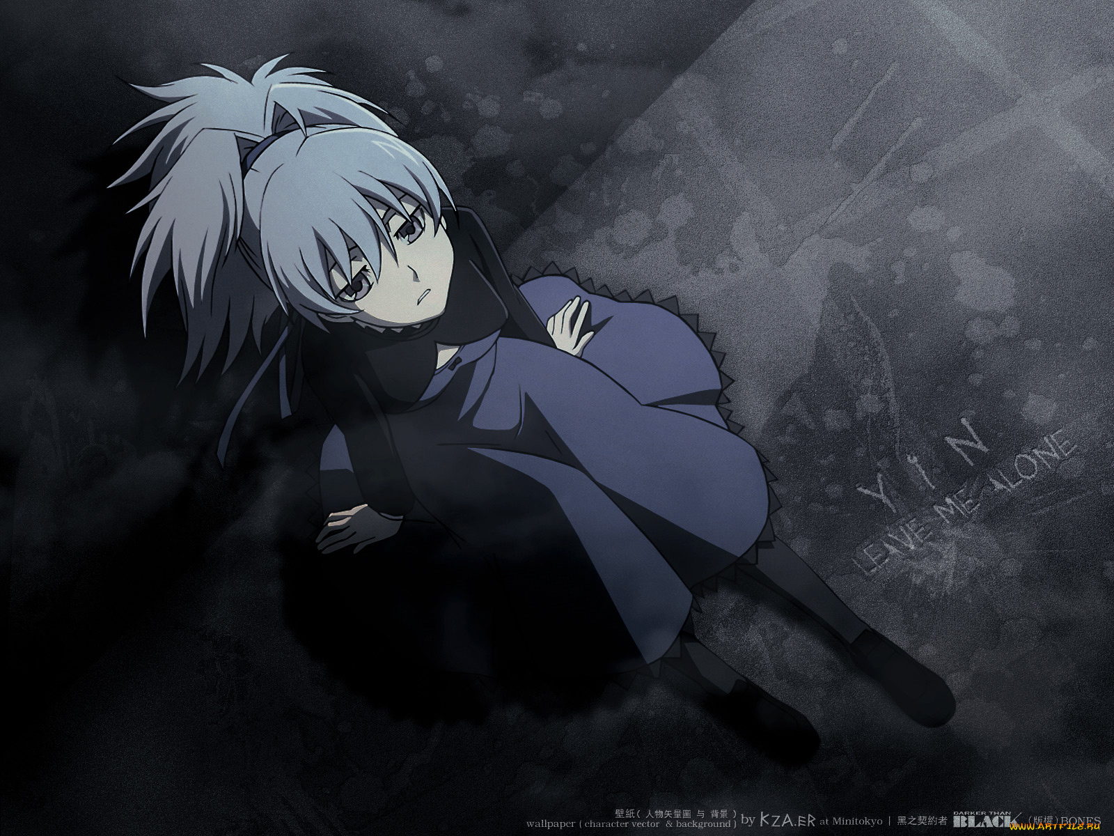 аниме, darker, than, black