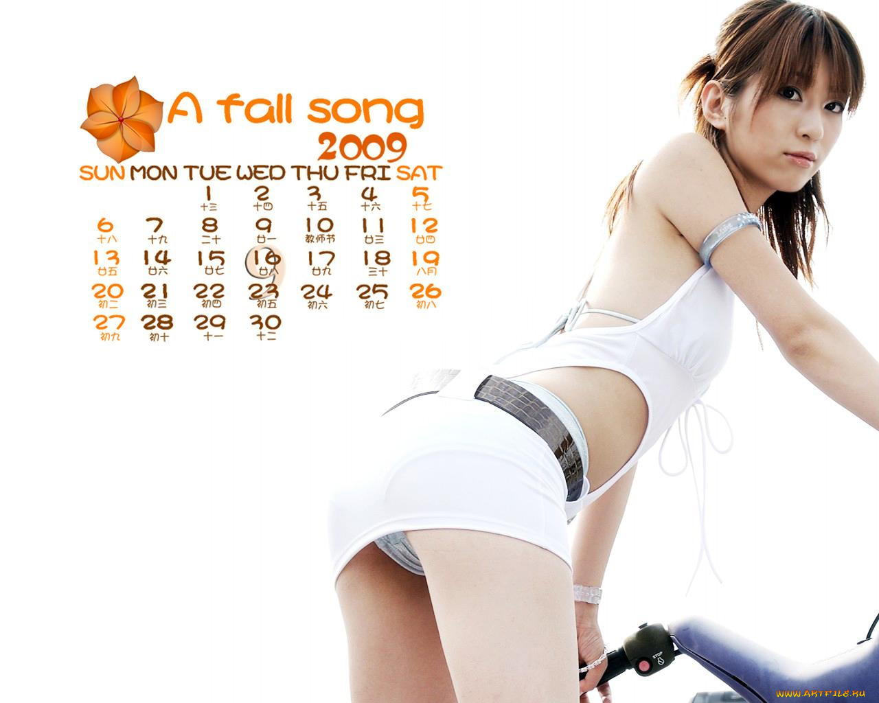 календари, девушки