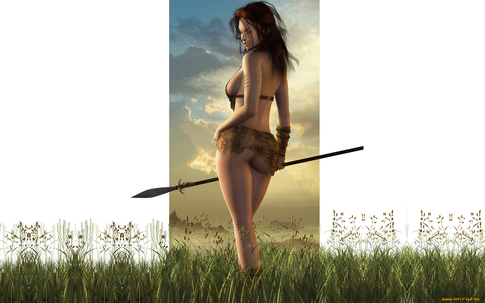 3д, графика, amazon, амазонки