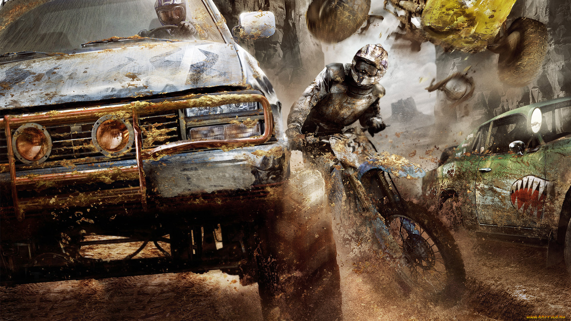 видео, игры, motorstorm