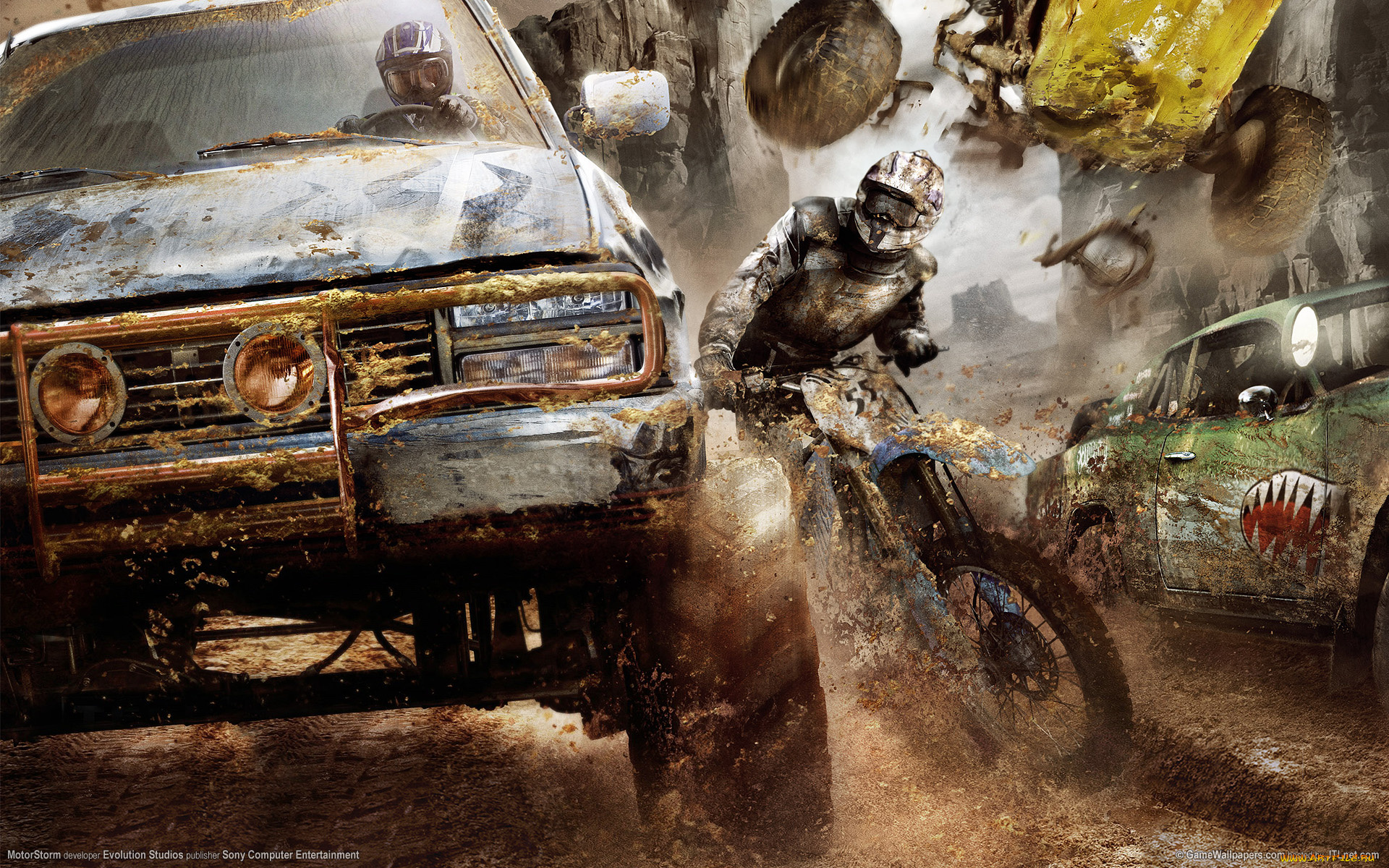 видео, игры, motorstorm