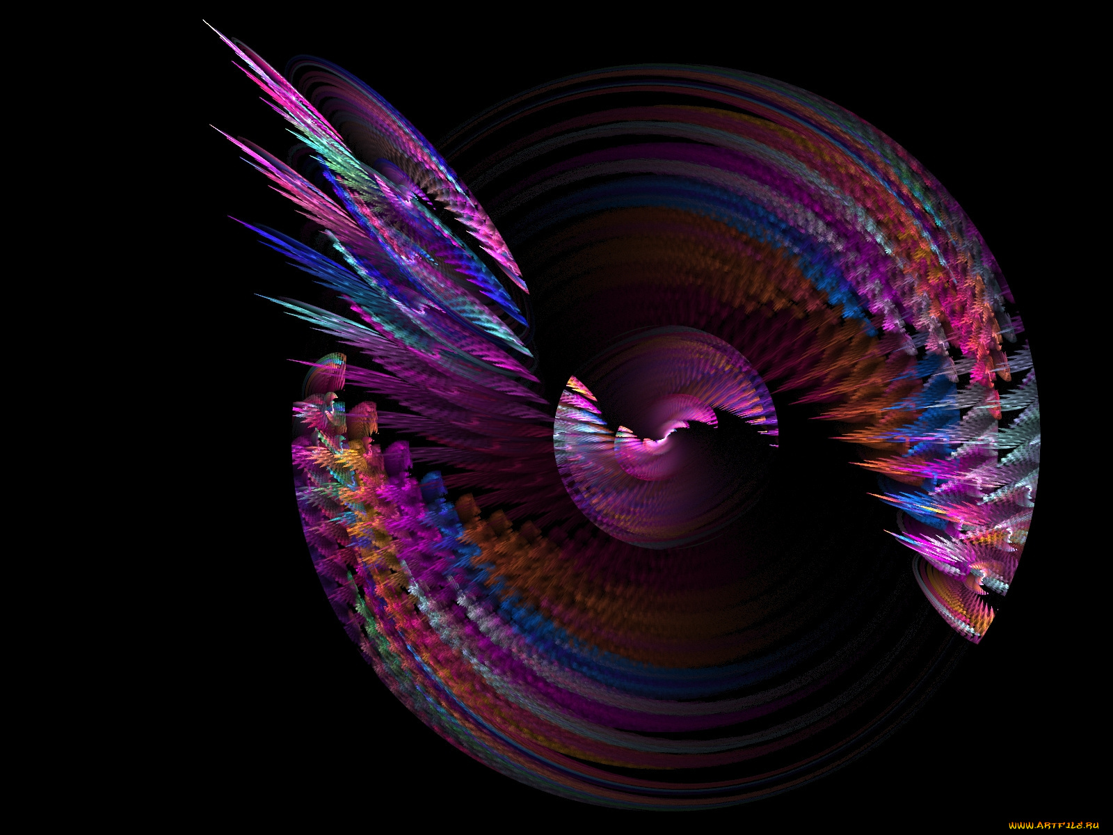 3д, графика, fractal, фракталы, абстракция