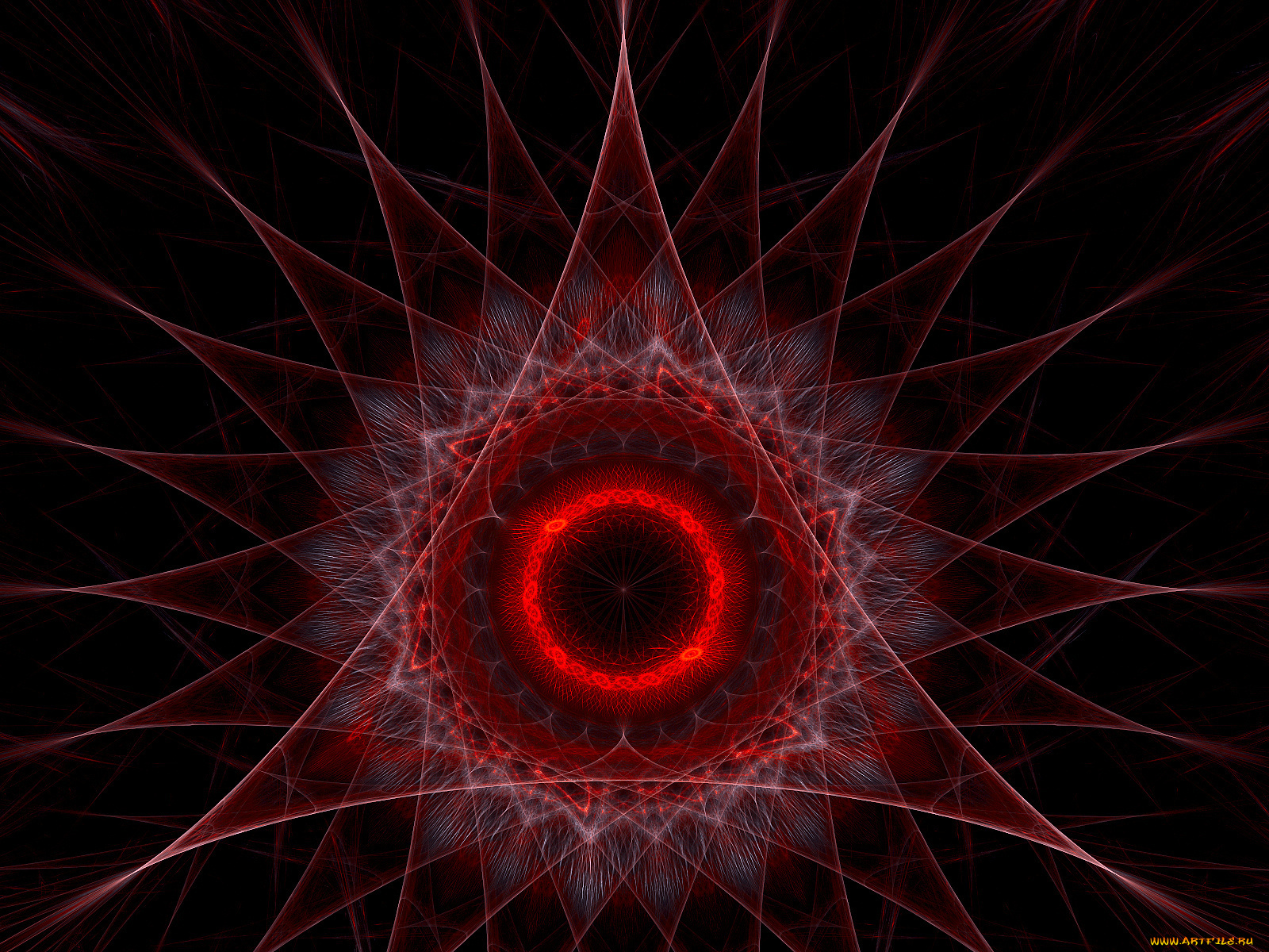 3д, графика, fractal, фракталы, тёмный, узор, абстракция