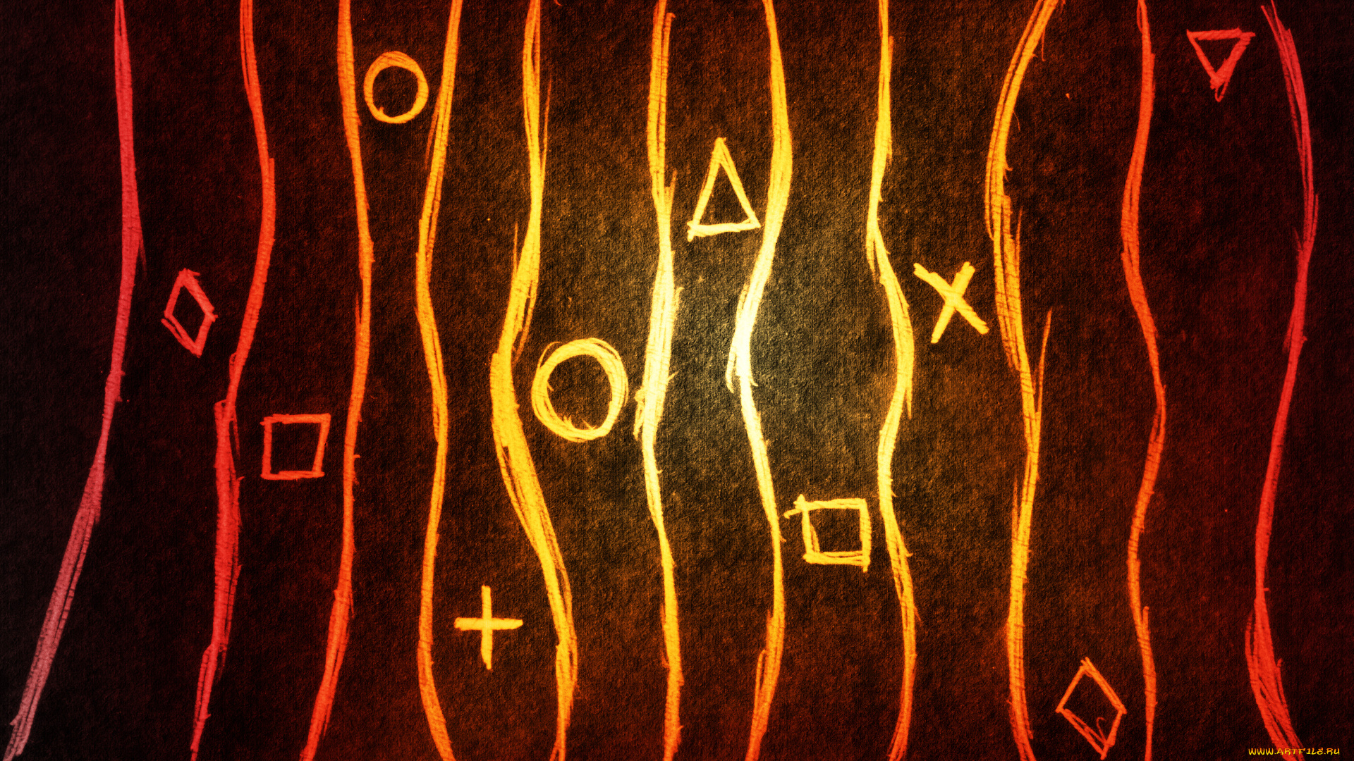 3д, графика, textures, текстуры, плюсик, треугольник, полосы, огненные, квадрат, круг, текстура