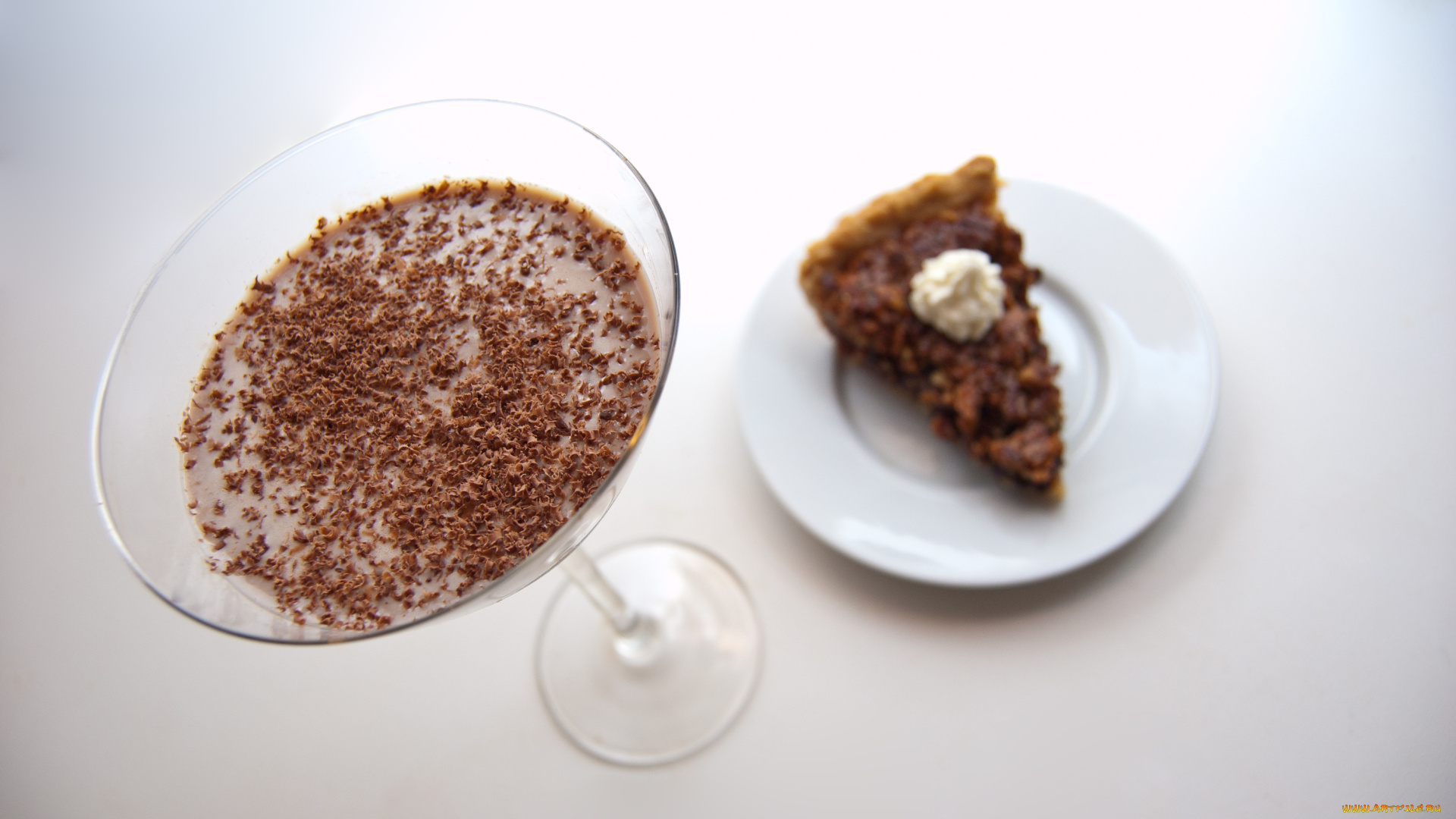 еда, напитки, мартини, бокал, шоколад, кусок, торт