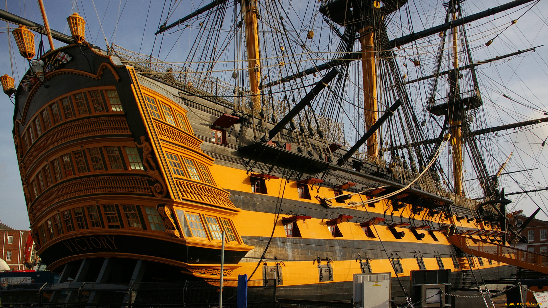 корабли, парусники, старинный, такелаж, деревянный