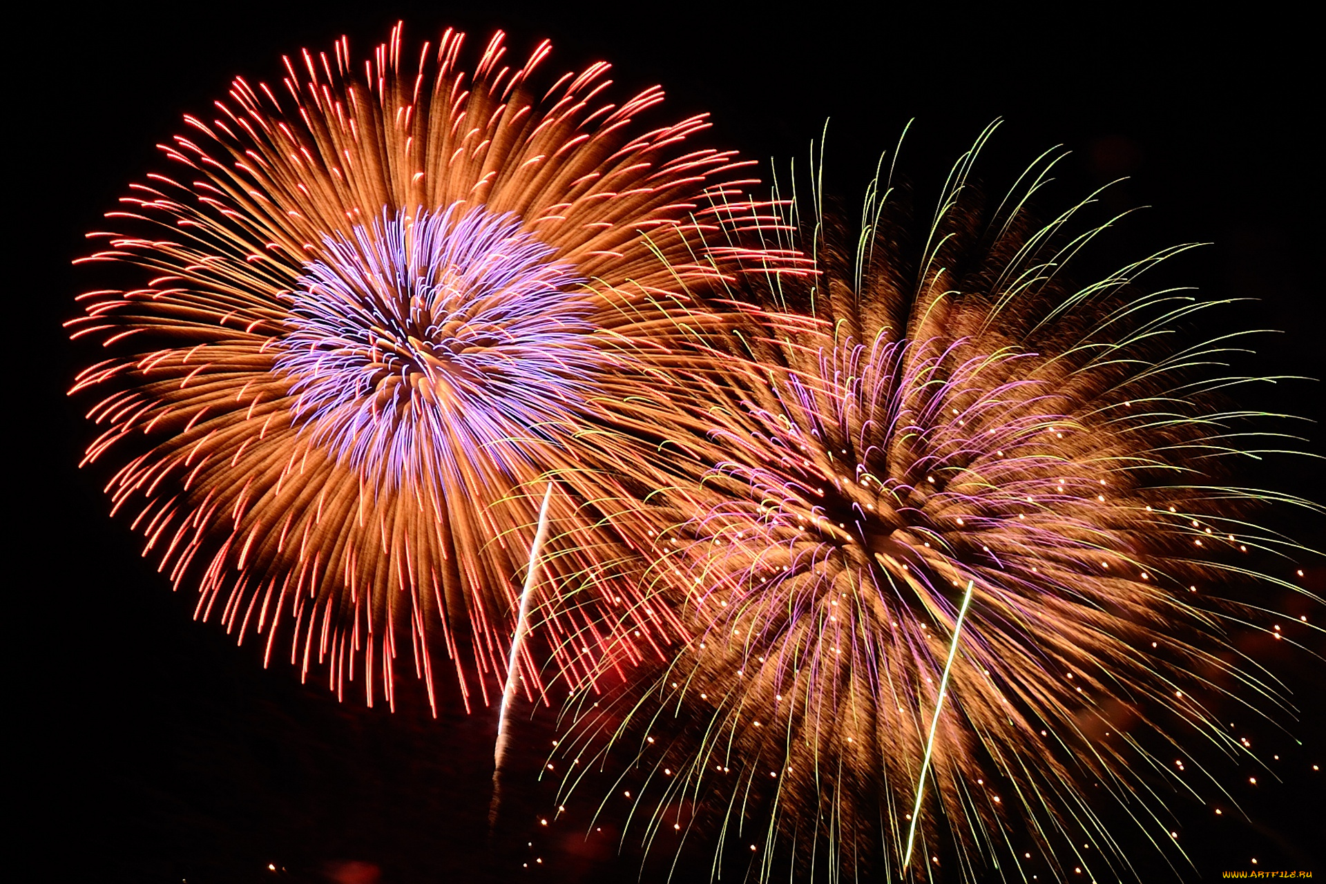 разное, салюты, фейерверки, салют