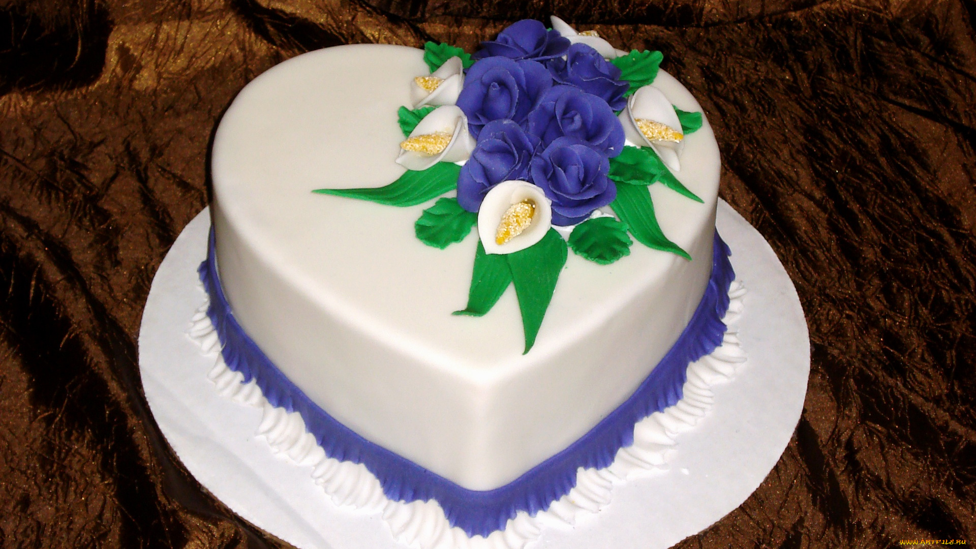 еда, пирожные, кексы, печенье, цветы, торт