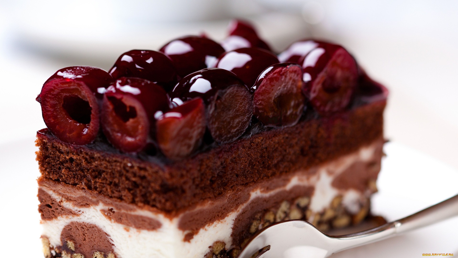 еда, пирожные, кексы, печенье, пирожное, ягоды, вишня