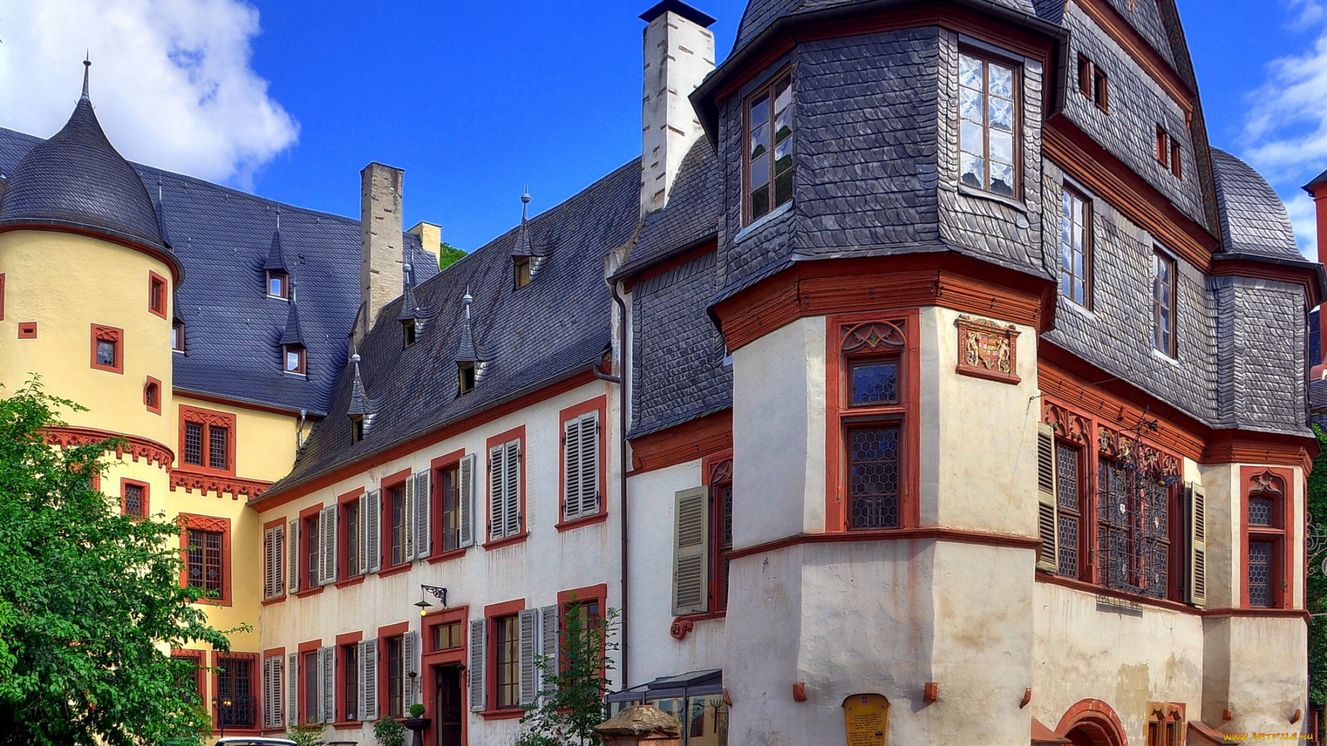 германия, целль, города, здания, дома