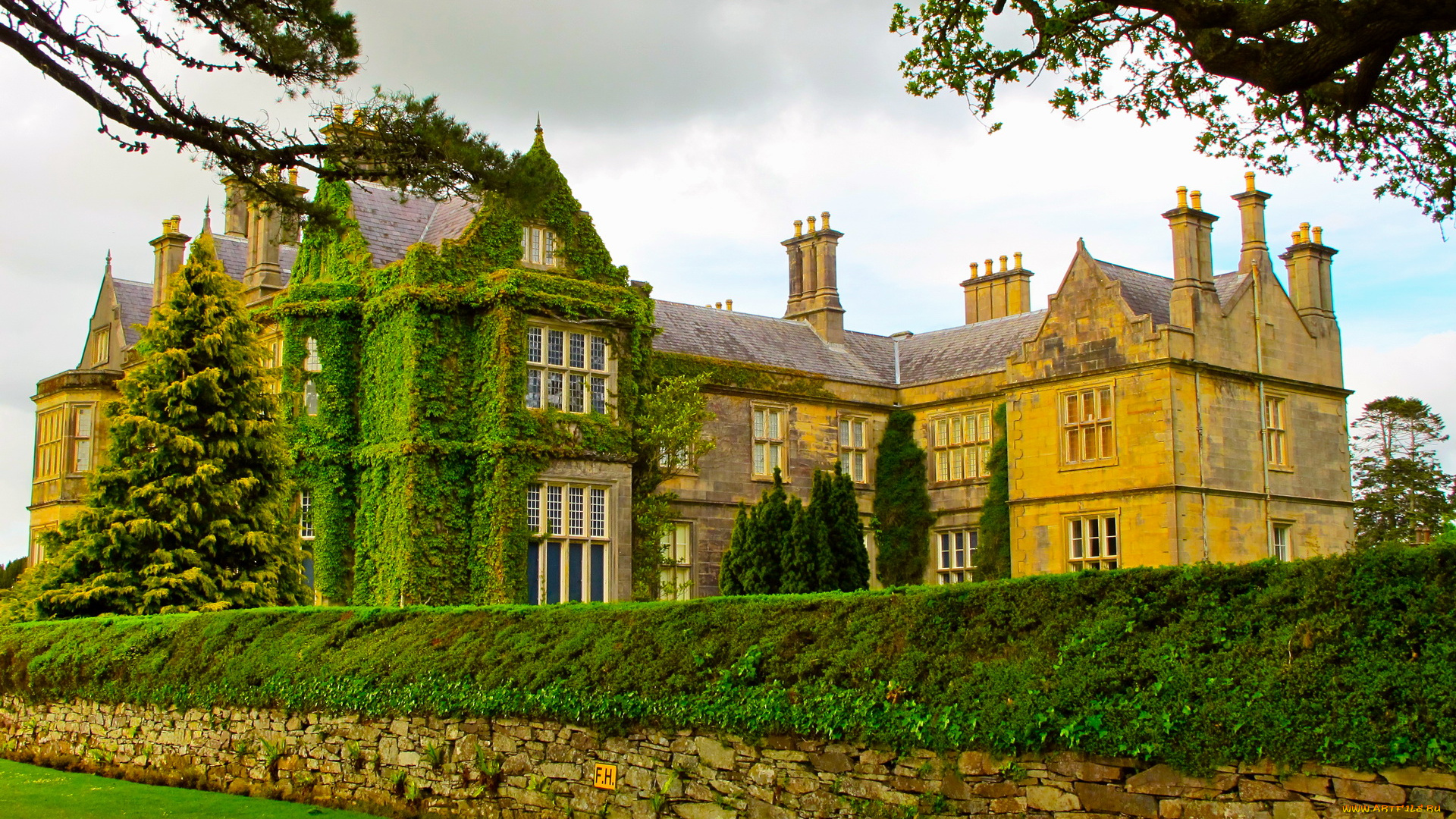 muckross, house, ireland, города, здания, дома, garden