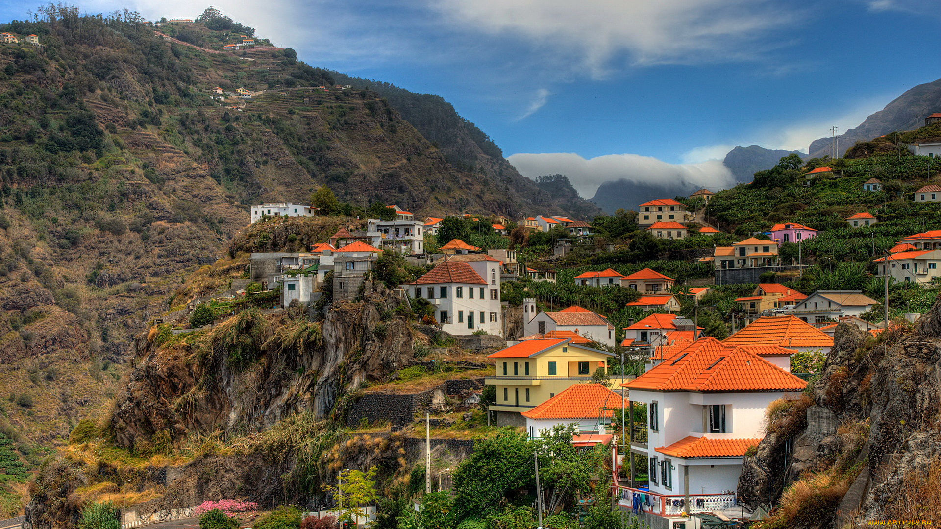 португалия, madeira, ribeira, brava, города, панорамы