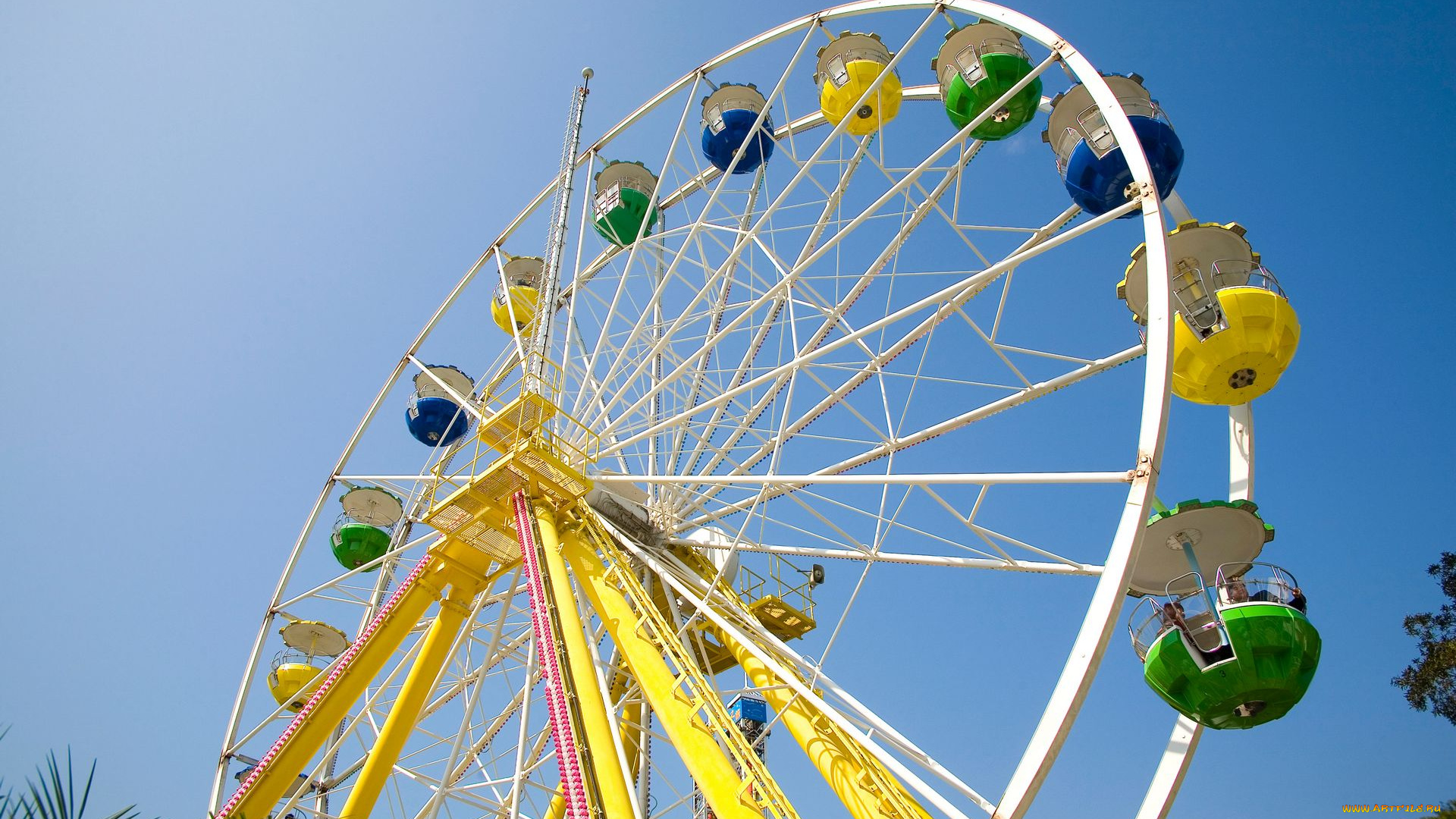 разное, карусели, качели, аттракционы, аттракцион