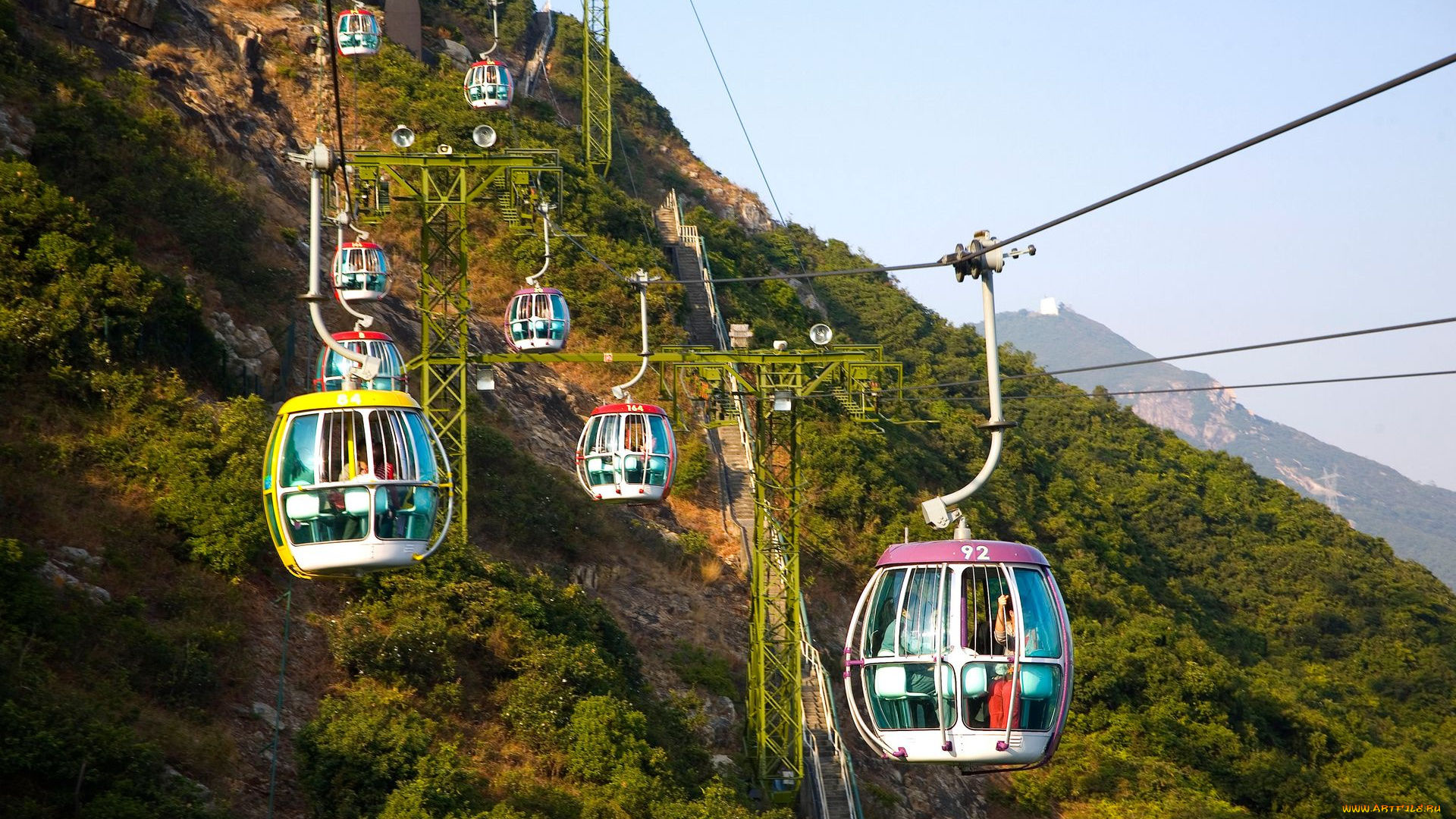 разное, транспортные, средства, магистрали, канатнаядорога