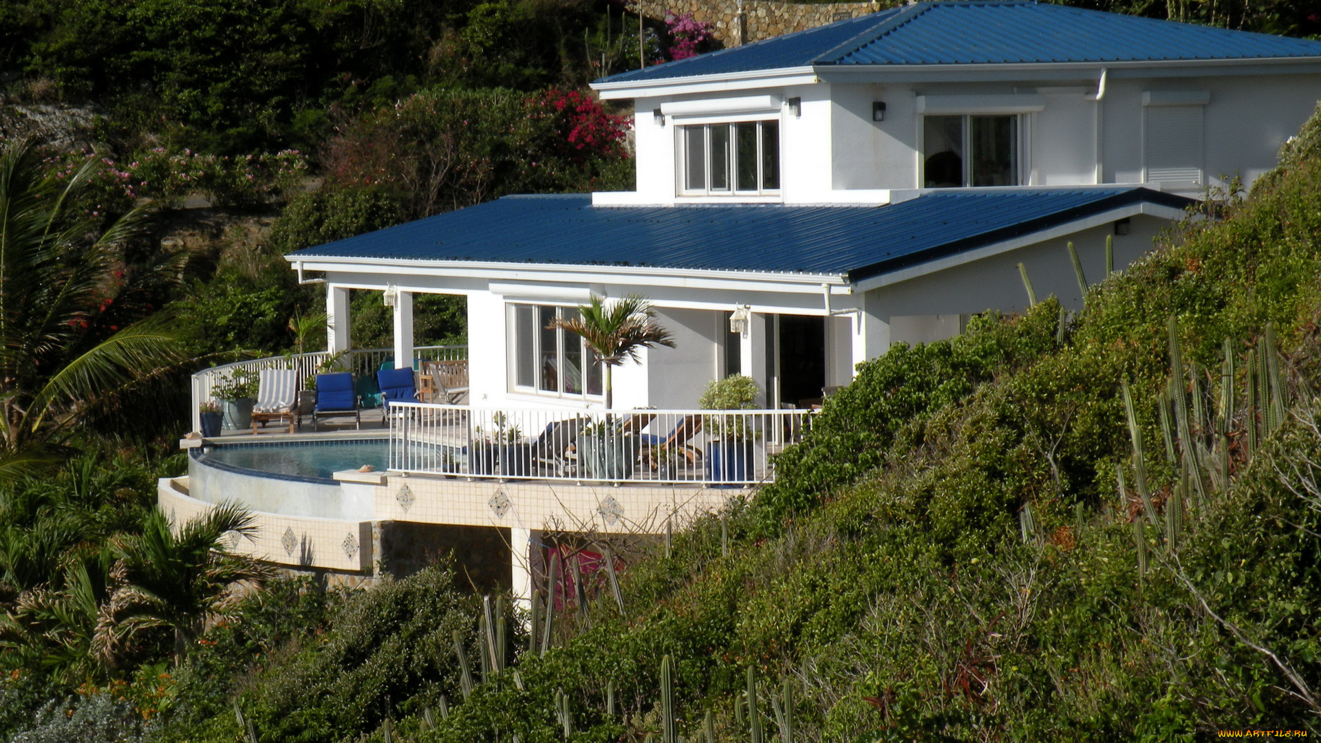 villa, аlexandra, остров, сен, мартен, карибы, города, здания, дома