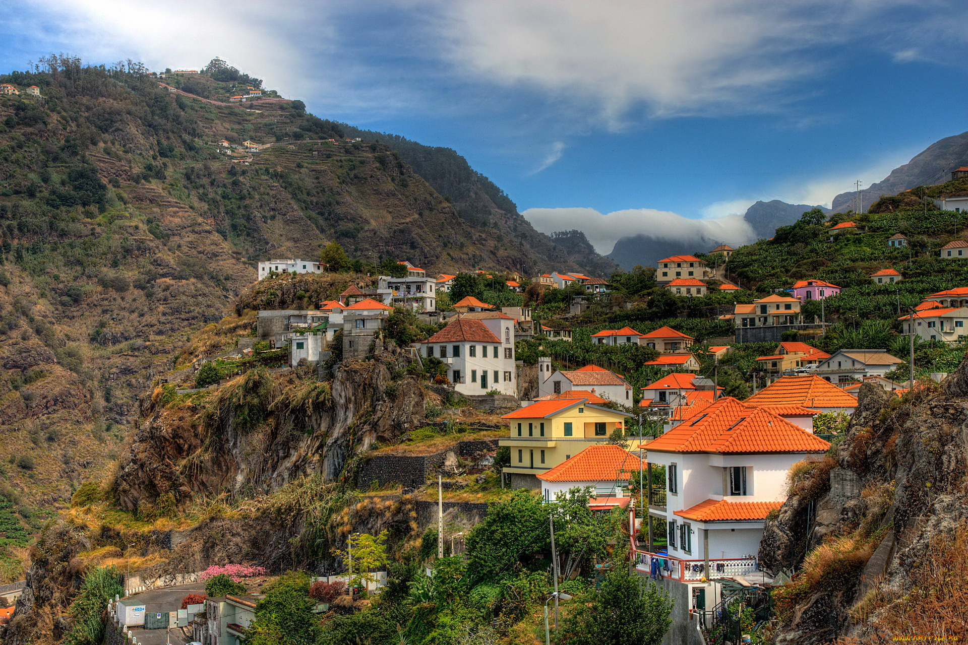 португалия, madeira, ribeira, brava, города, панорамы